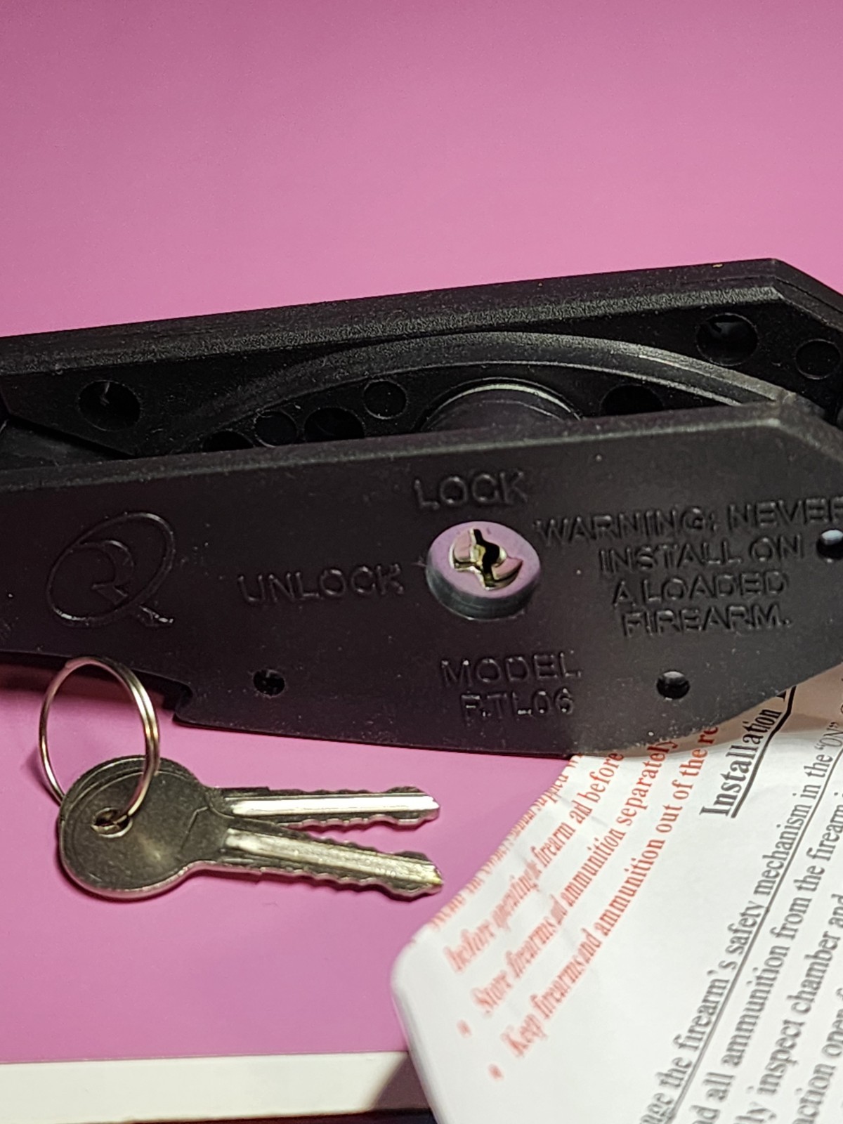 Regal Model RTL06 Trigger Lock New in Pack with Keys