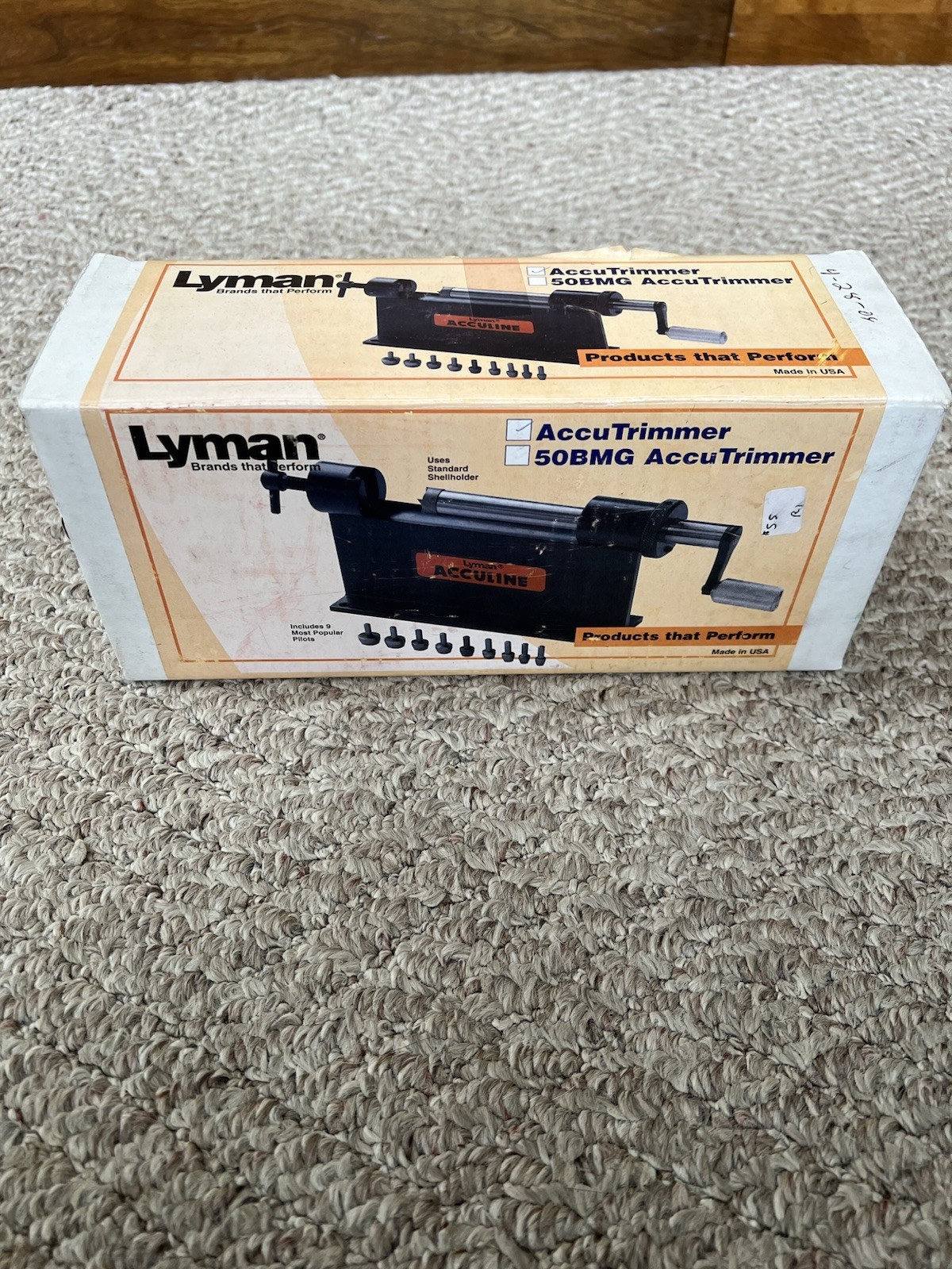 Vintage Lyman Accu Trimmer Precision Tool For Ammo Reloading - Original Box