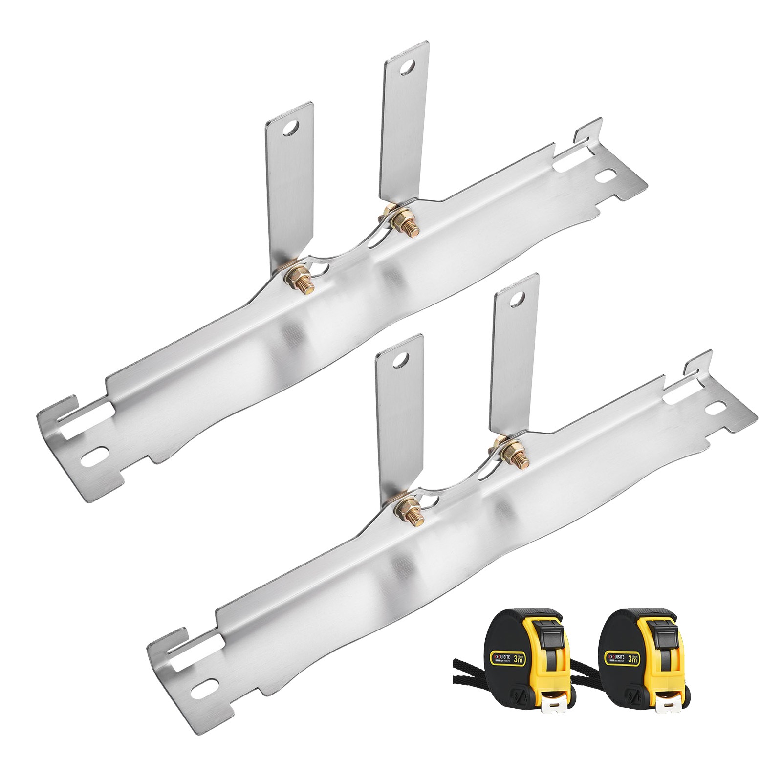 Uimoso Wheel Alignment Tool Toe Alignment Tool Plate 2 Pack with 2 Tape Measures