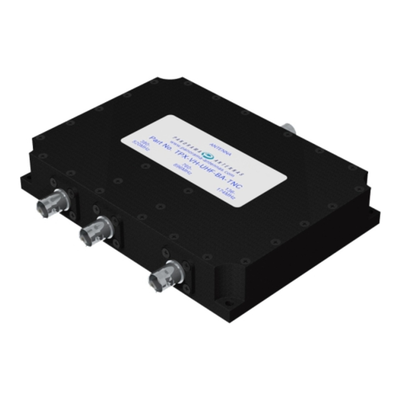 Panorama Antennas - TPX-VH-UHF-BA-TNC - The Triplexer Can Combine Signals From