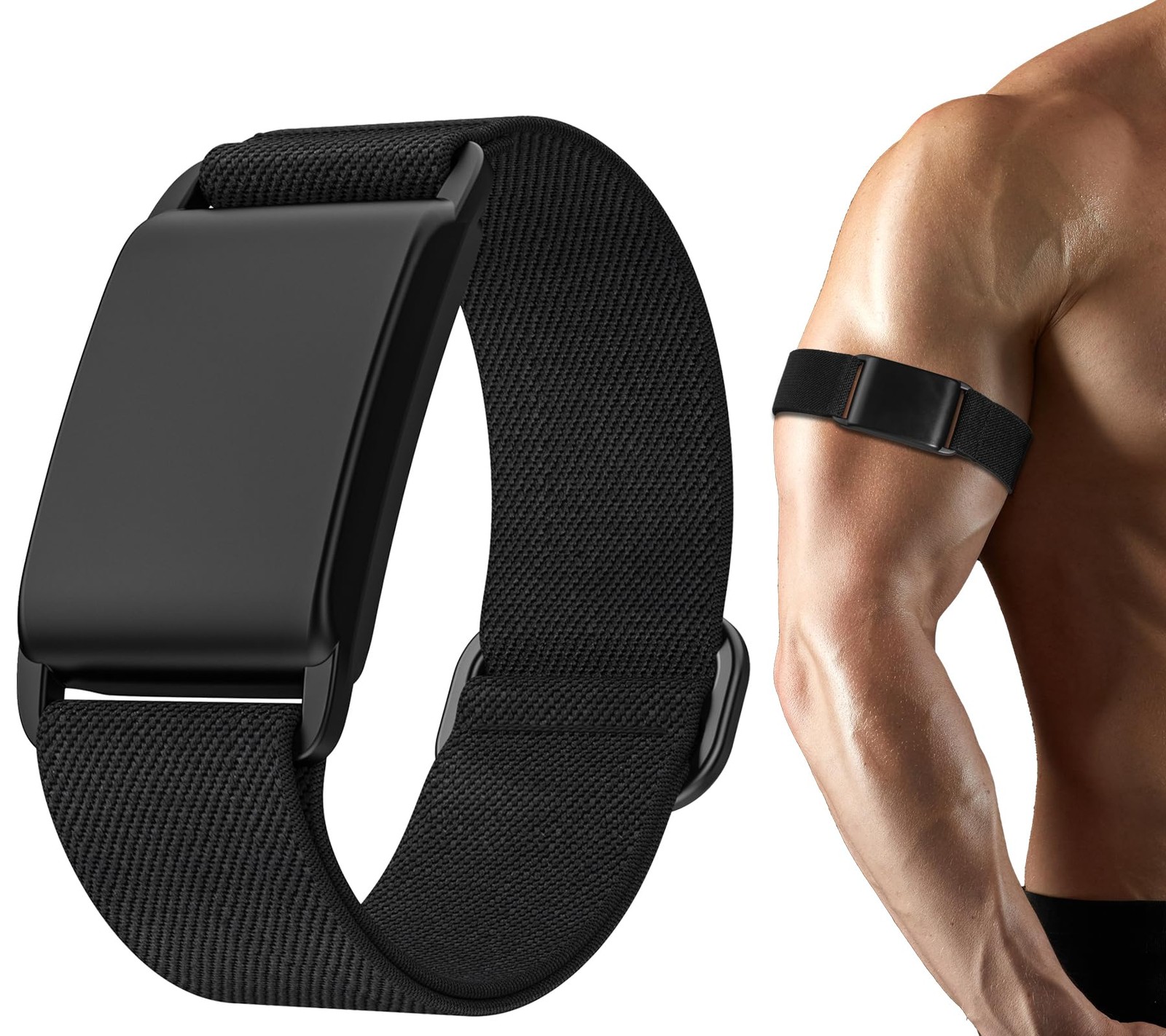 Nylon Sport Band Compatible with Whoop Bicep Band 4.0 Strap Men Women with Bu...