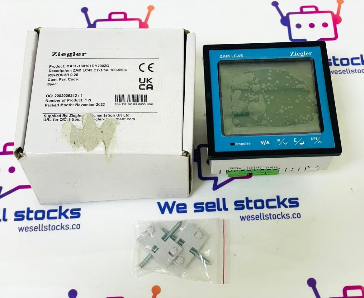 ZIEGLER ZAM LC45 Multifunction Panel Meter MA3L-130101DH200ZG