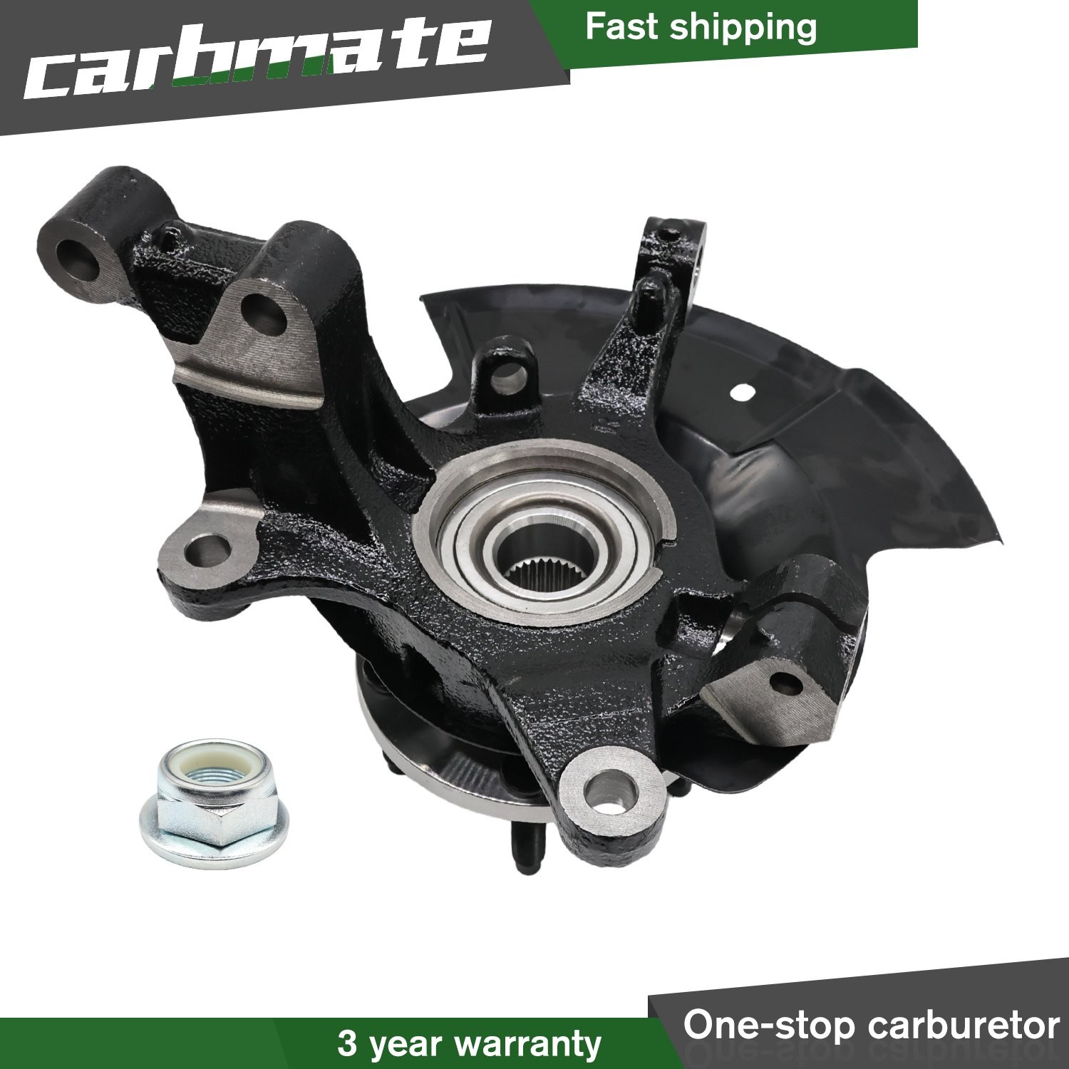 Front Right Steering Knuckle Wheel Hub for Ford Edge Lincoln MKX  2007-2010