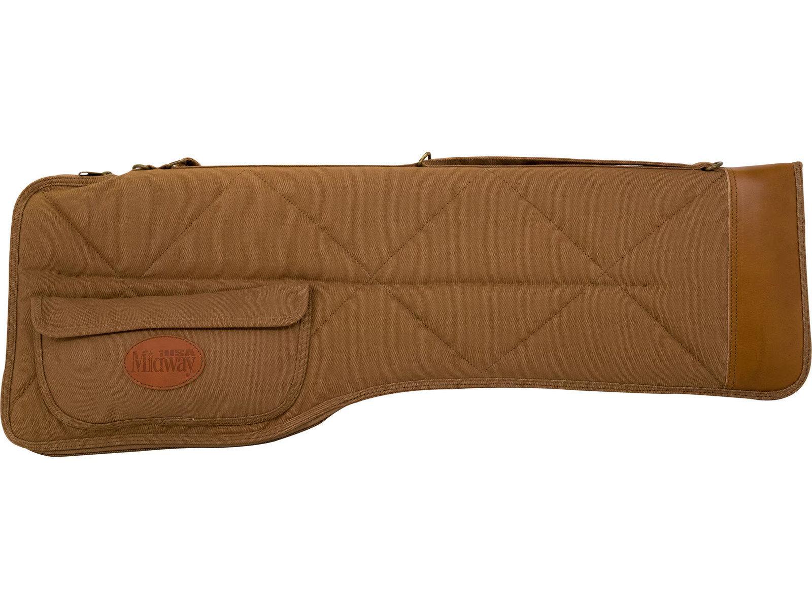 MidwayUSA Deluxe Cotton Canvas Takedown Shotgun Case 32" Dark Khaki