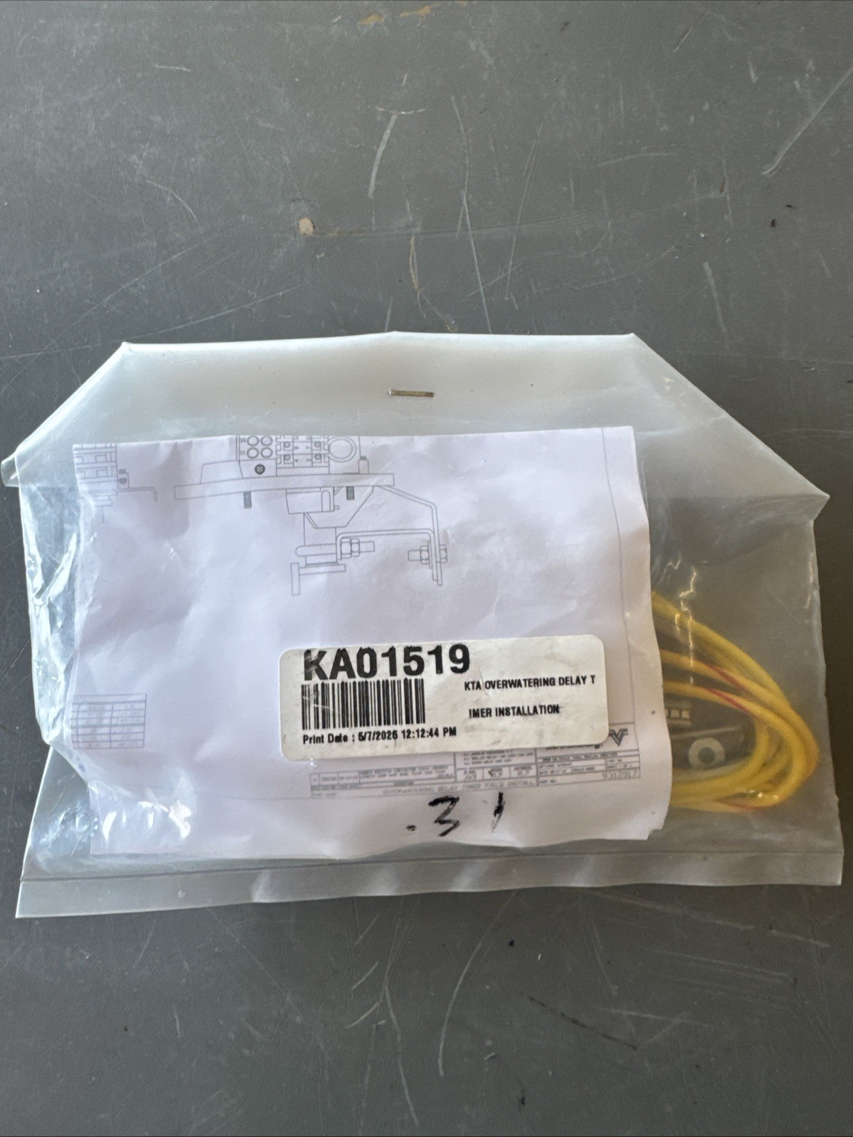 KA01519 Valley Irrigation Overwatering Delay Timer