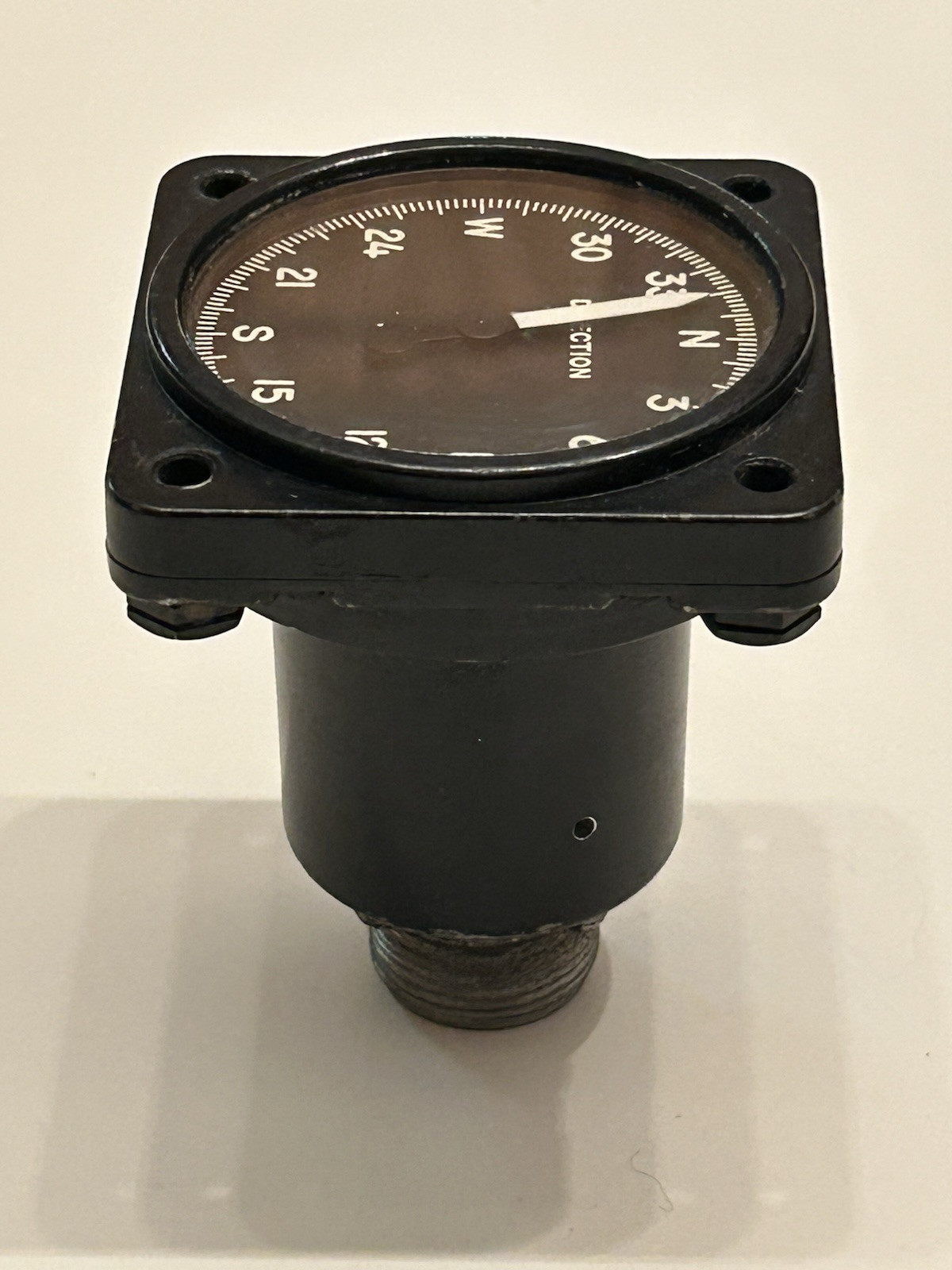 VINTAGE REMOTE INDICATING COMPASS DIRECTION - AIRCRAFT INSTRUMENT - UNTESTED