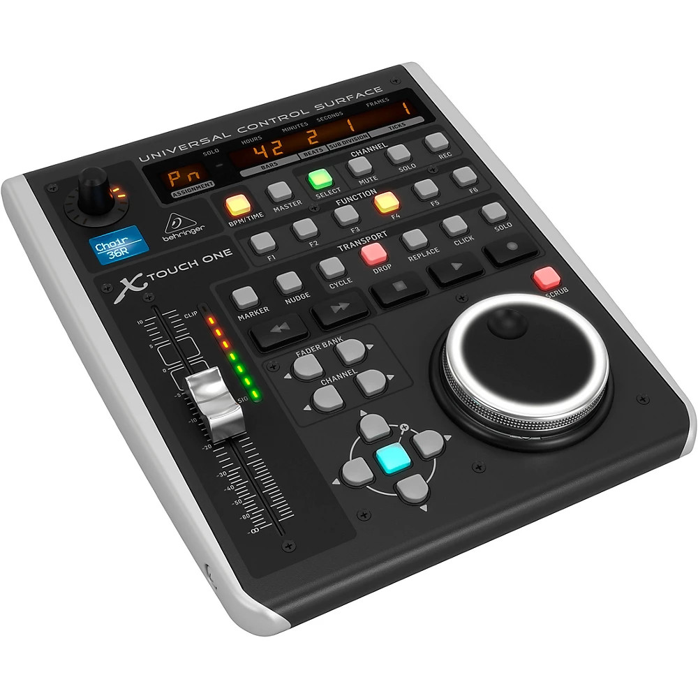 Behringer X-TOUCH ONE,Universal Control Surface w/Motor Fader,LCD Scribble Strip