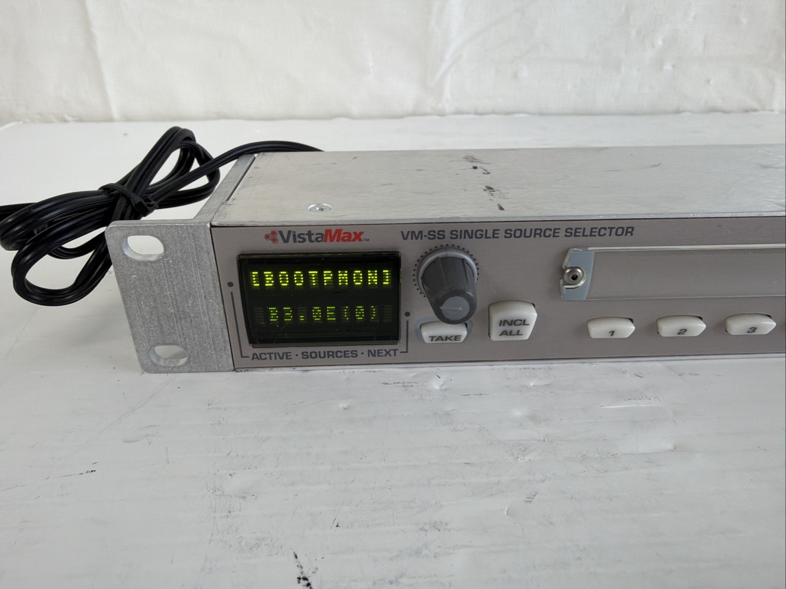 Harris VistaMax VM-SS Single Source Selector Panel Excellent w/ power supply