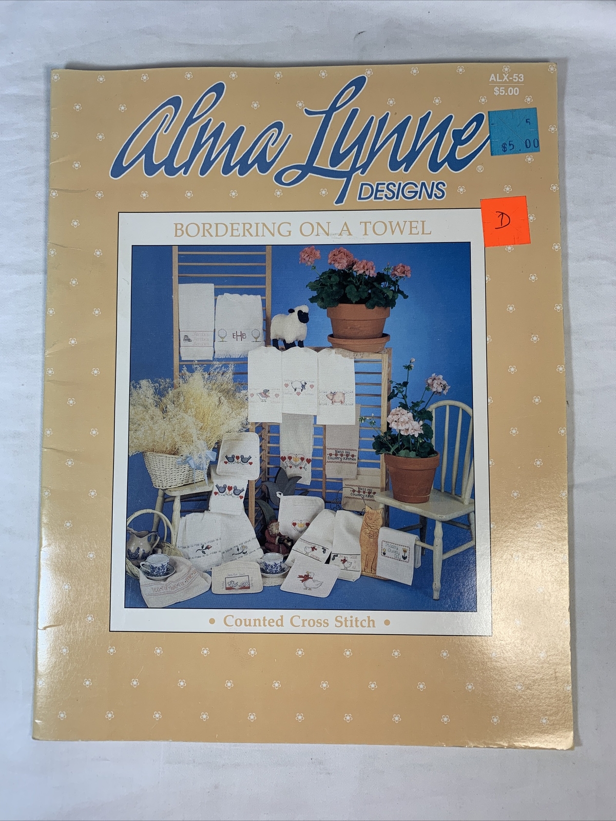 Alma Lynne Designs Cross Stitch BORDERING ON A TOWEL ALX-53
