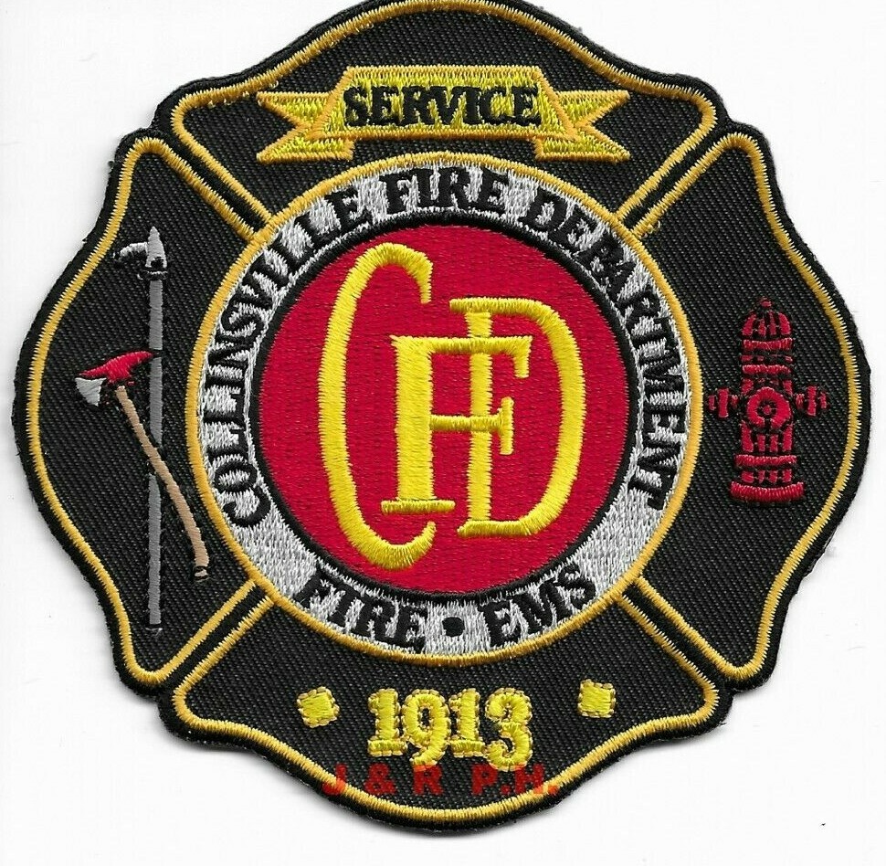 Collinsville Fire Dept. - 1913, Oklahoma  (4" x 4" size)  fire patch