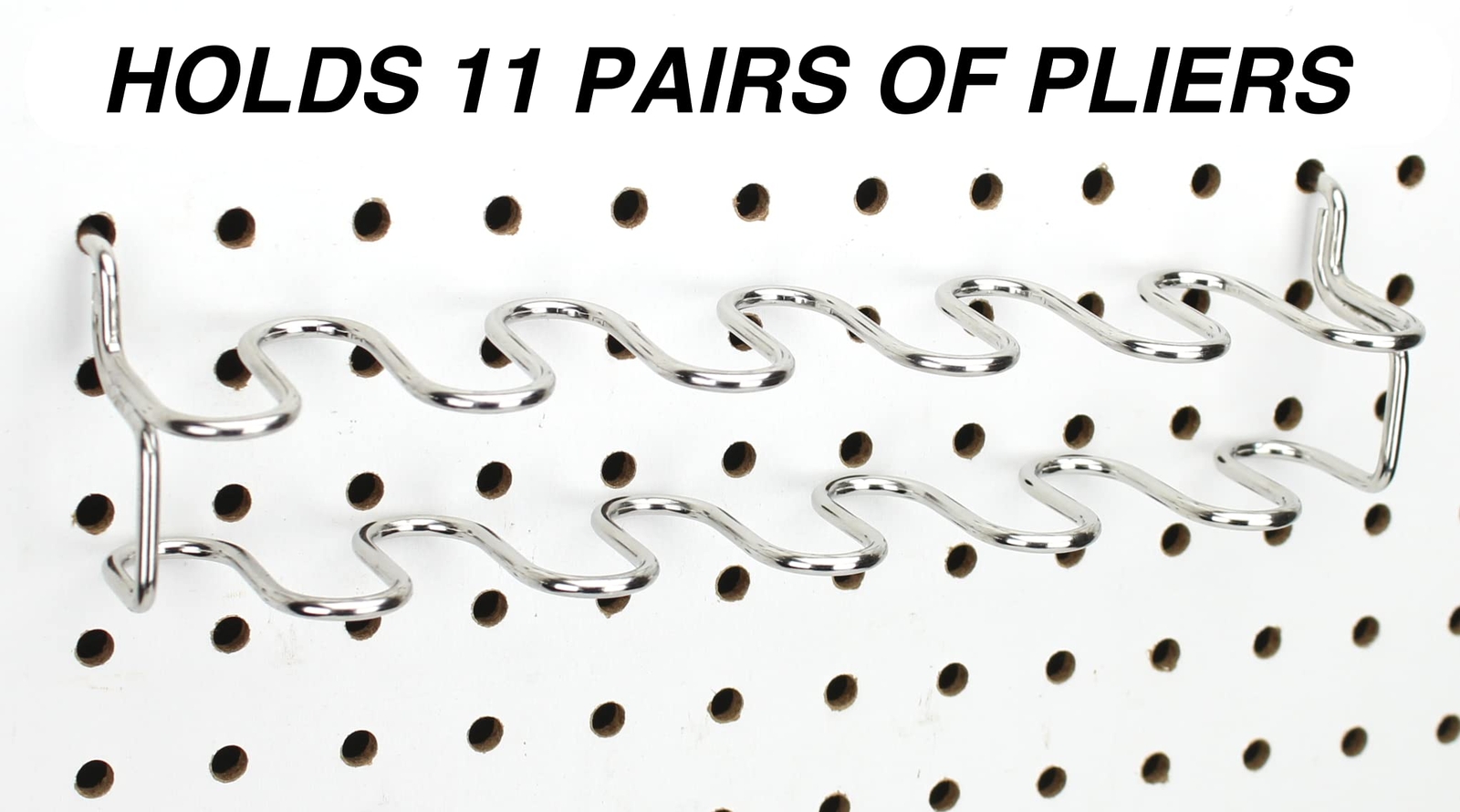 RightArrange Pegboard Pliers Holder Holds 11 Tools Organizer for Workbench Use
