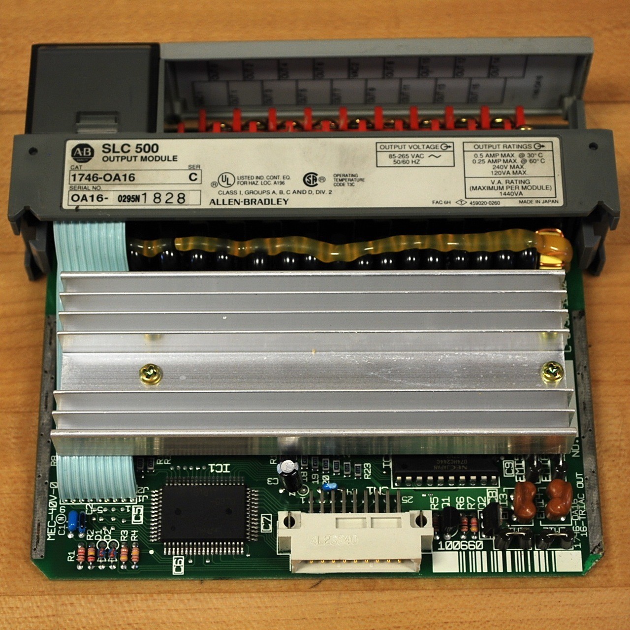 Allen Bradley 1746-OA16 Output Module Series C - USED