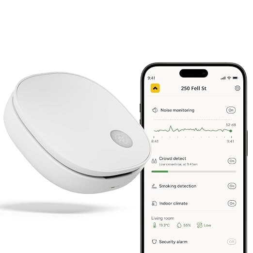 M3 Noise Control & Climate Monitoring Sensor For Rental Units Occupancy Detector