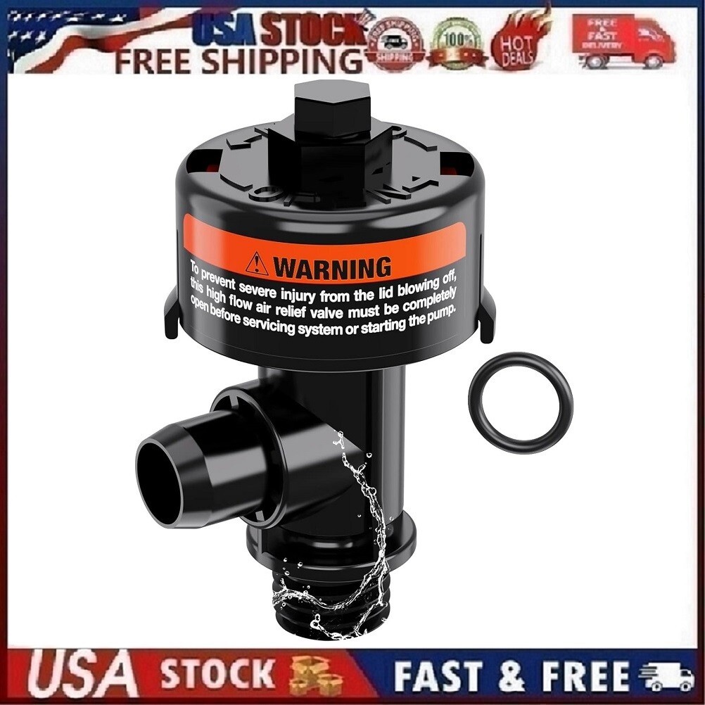 High Flow Relief Valve For Pentair Pool And Spa Air Relief Valve With O-ring
