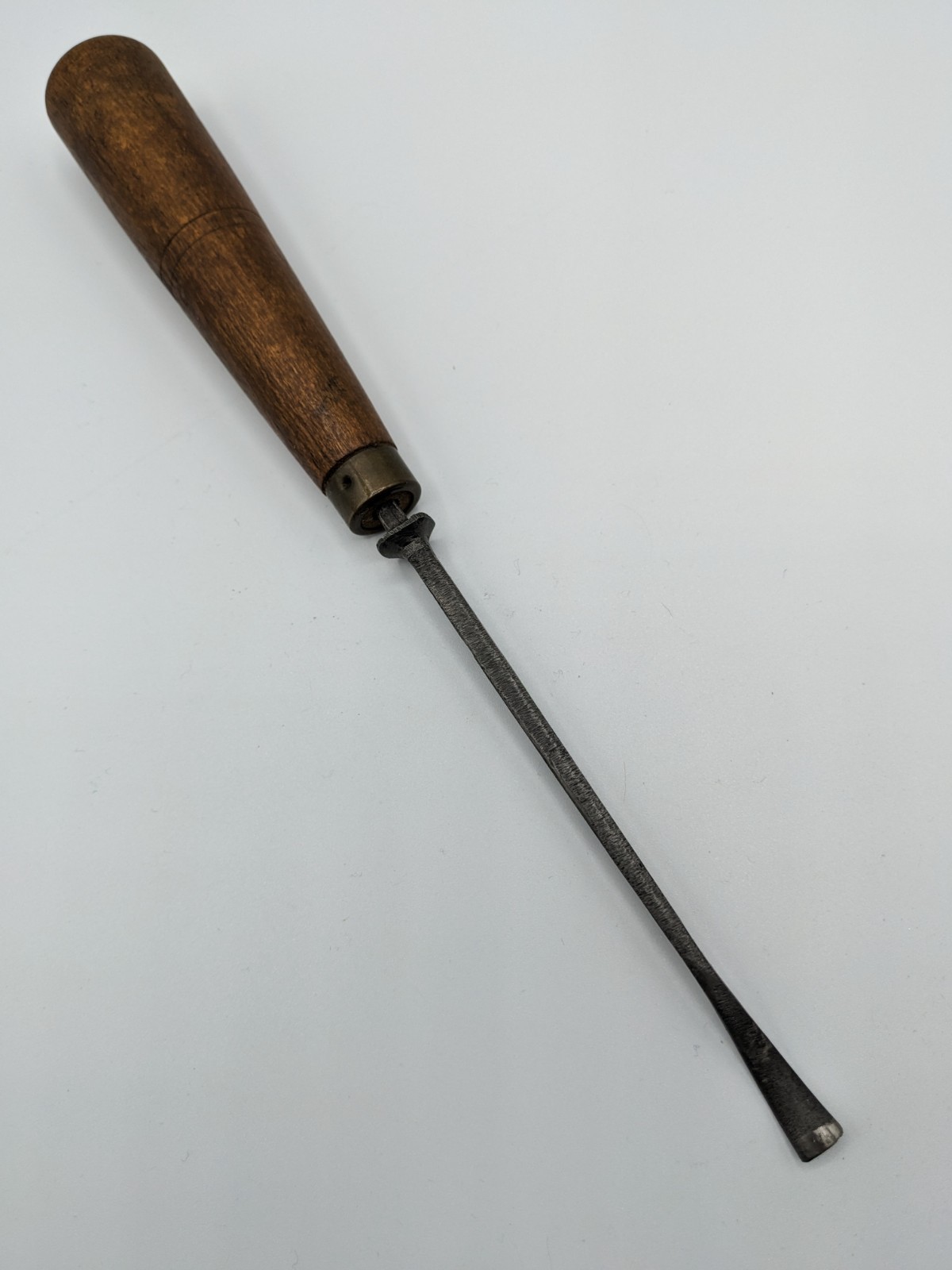 J.B. Addis & Sons Back‑Bent Gouge — Sweep 6, 3/8"