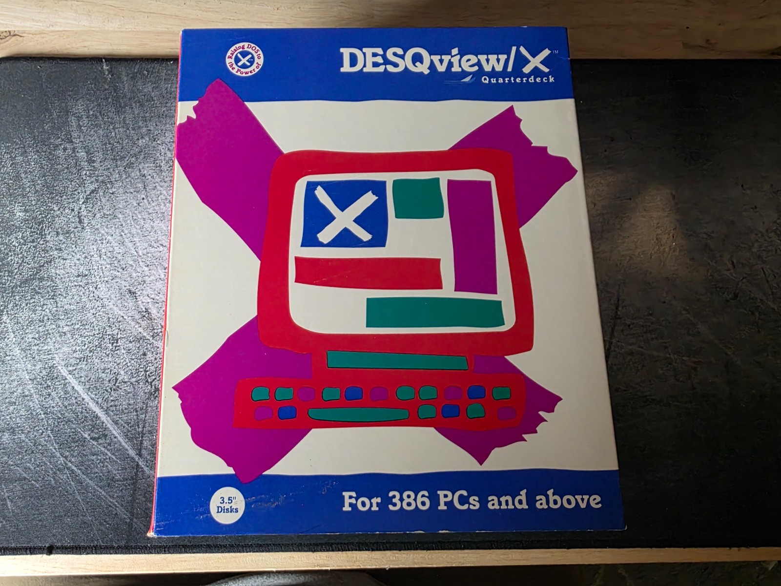 DESQview/X Version 1.0 -DOS Multi-Tasking Operating System - TESTED GOOD