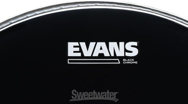 Evans TT15CHR Black Chrome Tom Batter Head - 15"