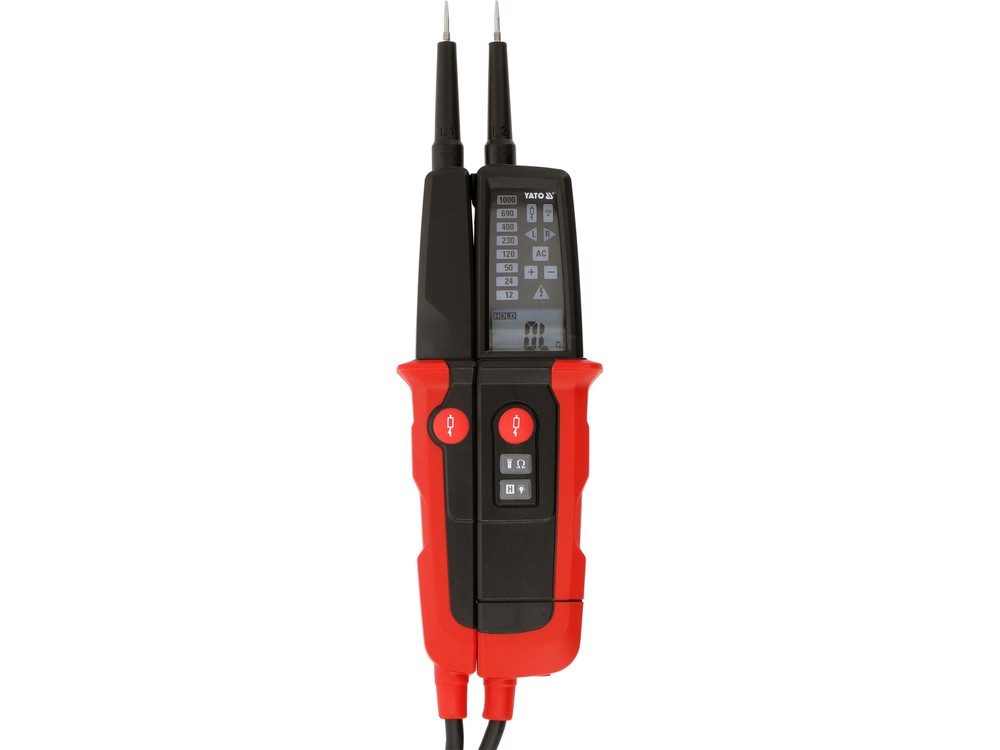 Yato Dual Pole Voltage Tester Cat Iii 1000V / Cat Iv 600V LED IP64 YT-28330