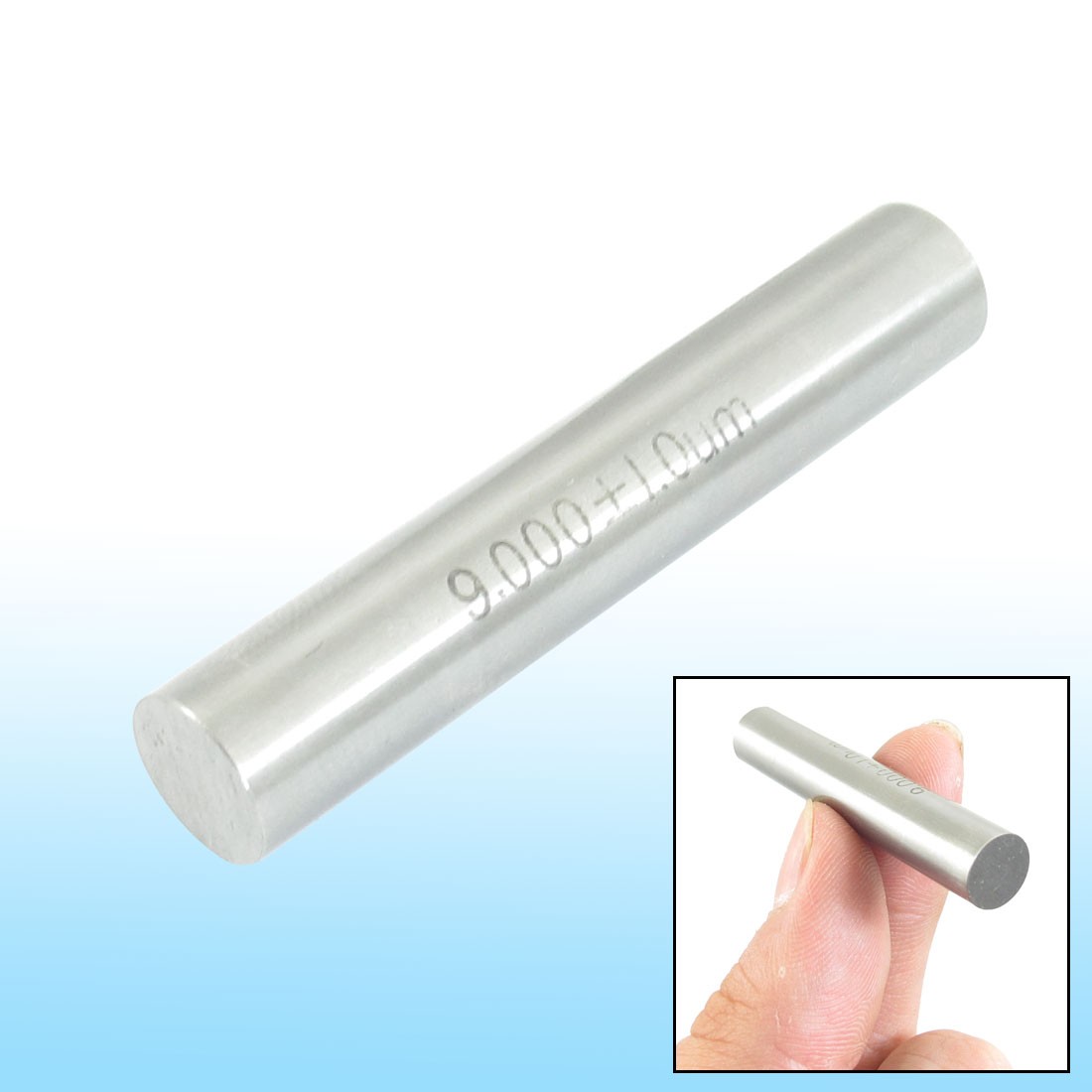 Industry 9.00mm Diameter 50mm Long Pin Gage Gauge w Storage Box