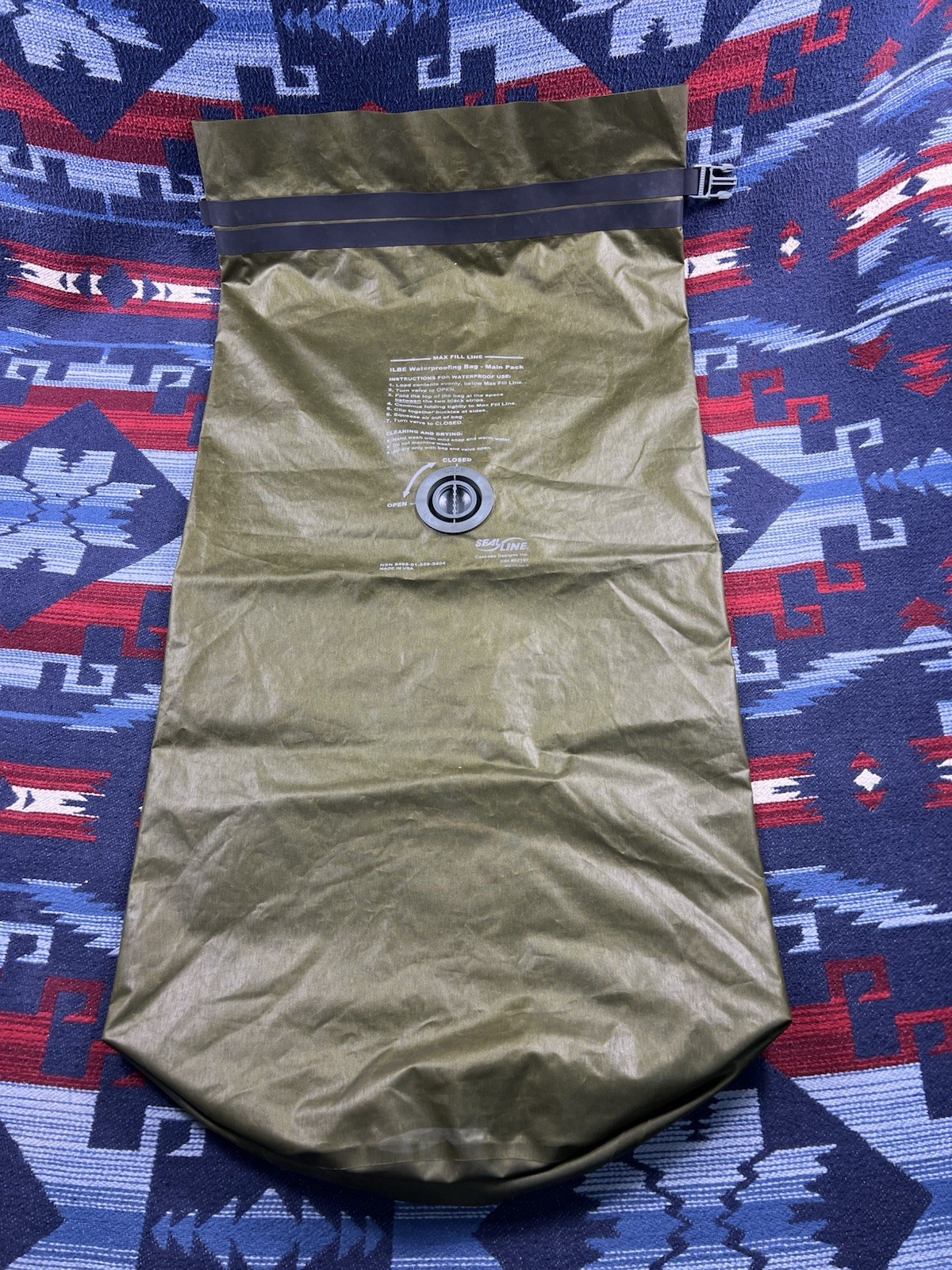 Lot Of 3 USMC SEAL LINE 56L WATERPROOF LINER DRY BAG FIELD PACK HUNTING CAMPING