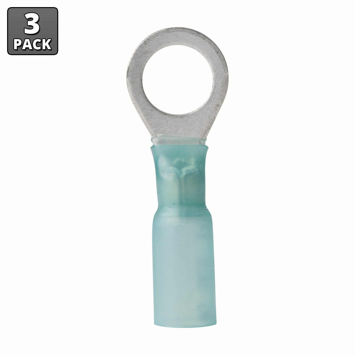 Ancor 311503 16-14 AWG 5/16" Heat Shrink Ring Terminals - 3 Pack