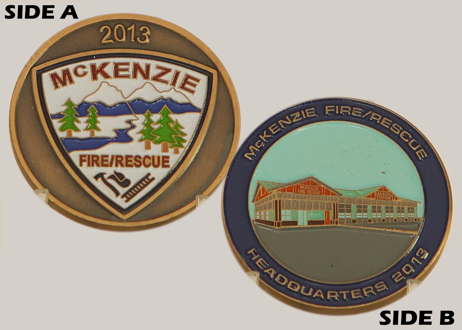 McKenzie Fire Rescue Headquarters 2013 Challenge Coin  M#4