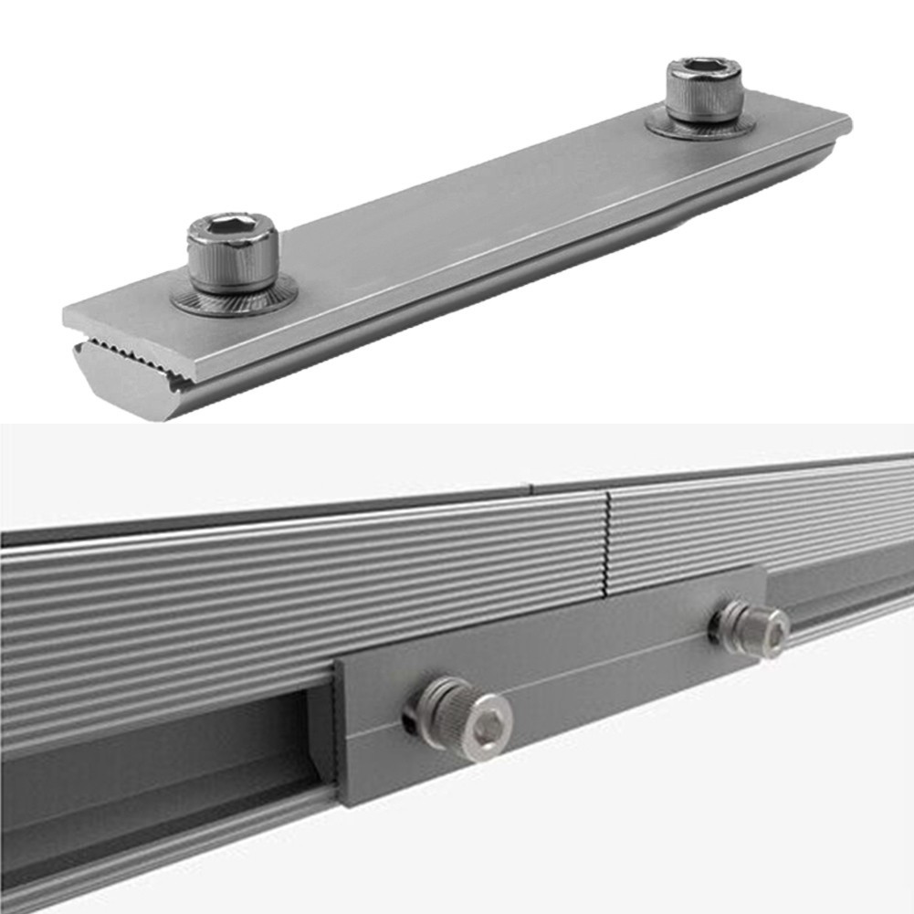 Solar Rails Connectors 1/4/8Pcs Aluminium Alloy Connection Block