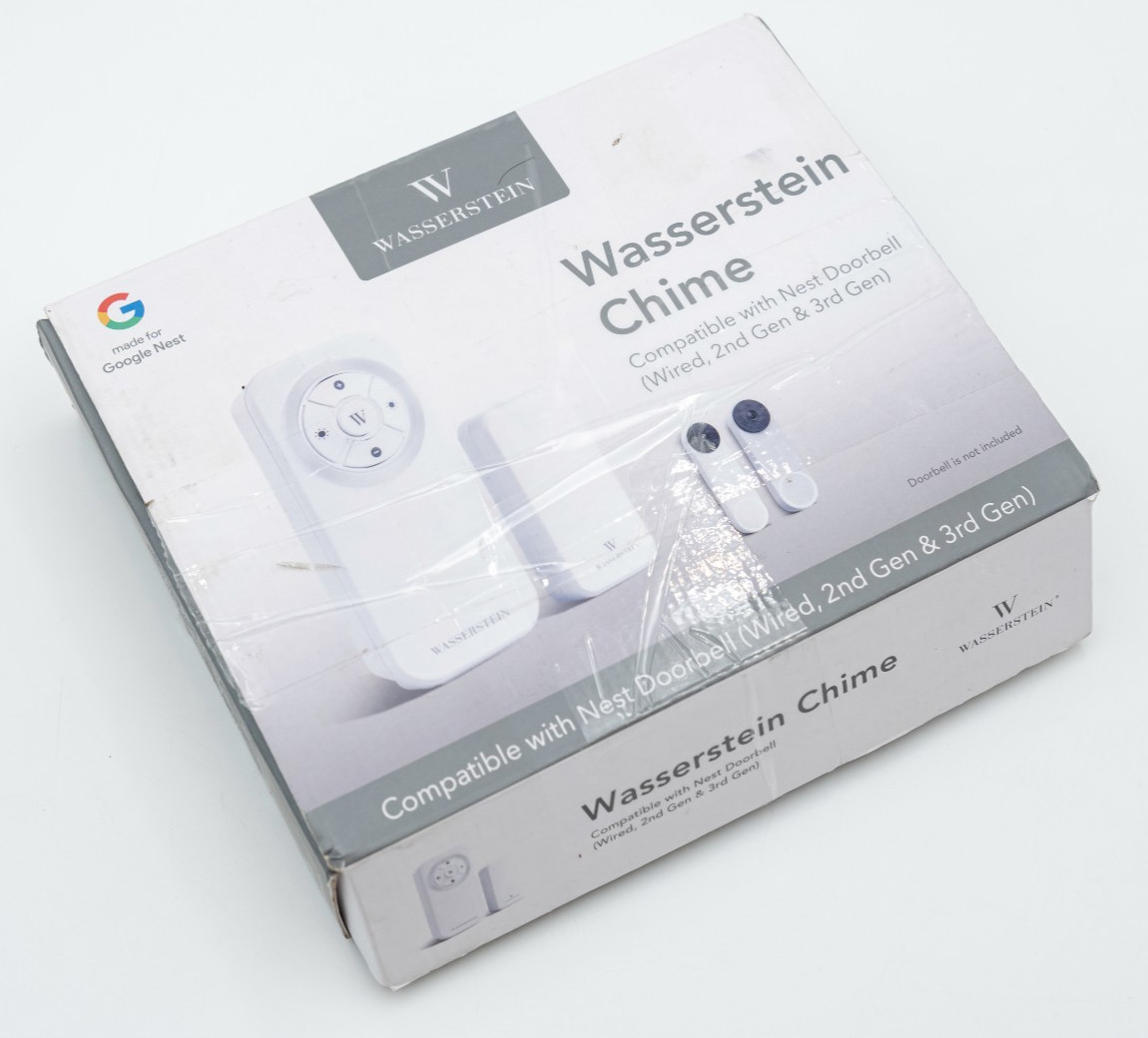 Wasserstein Doorbell Chime Compatible Google Nest Doorbell Wired