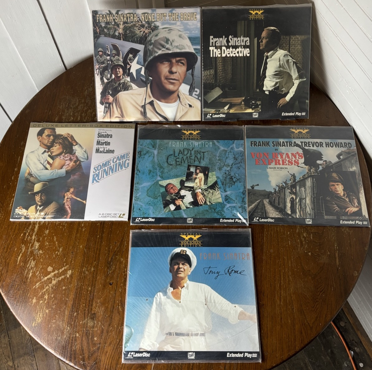 6 Frank Sinatra Films -LaserDisc-Excellent Condition - EXTREMELY RARE COLLECTION