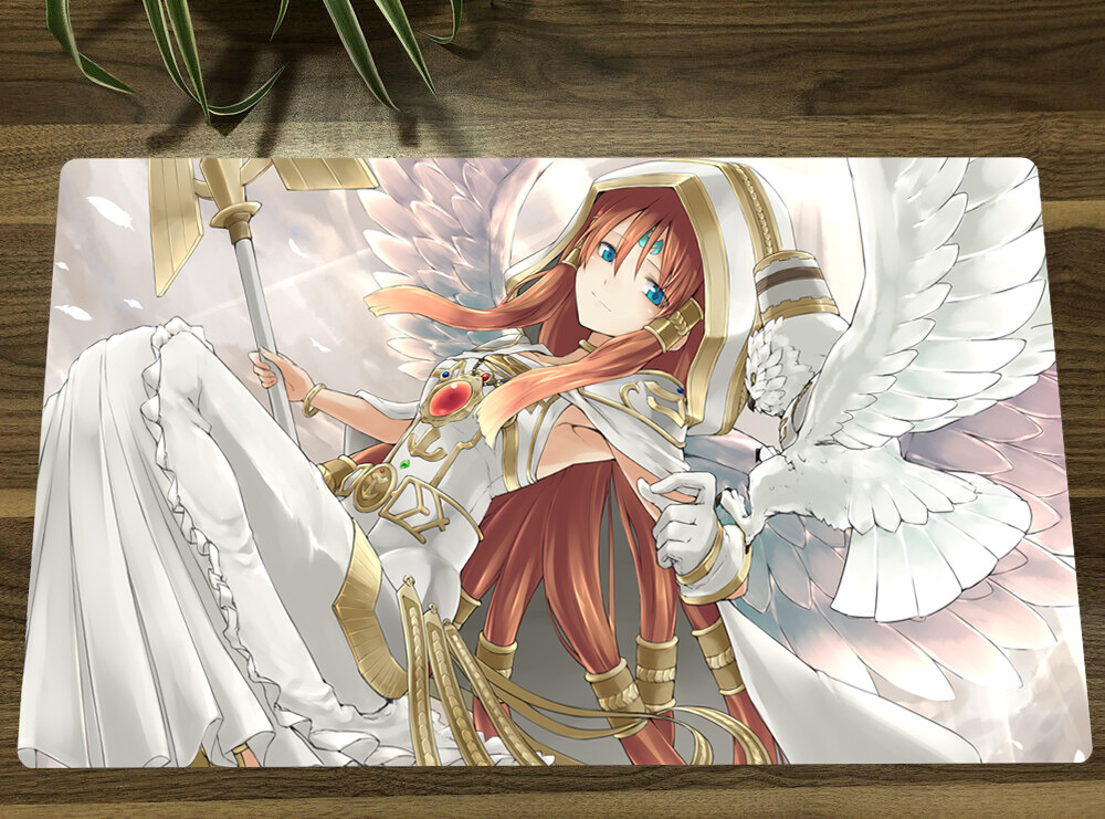 YGO Minerva, the Exalted Lightsworn Playmat CCG TCG Trading Card Game Mat