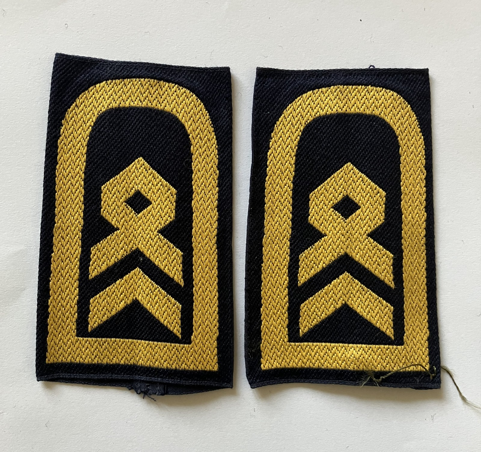 Bundesmarine (German Navy) shoulder slides for a Stabsbootsmann