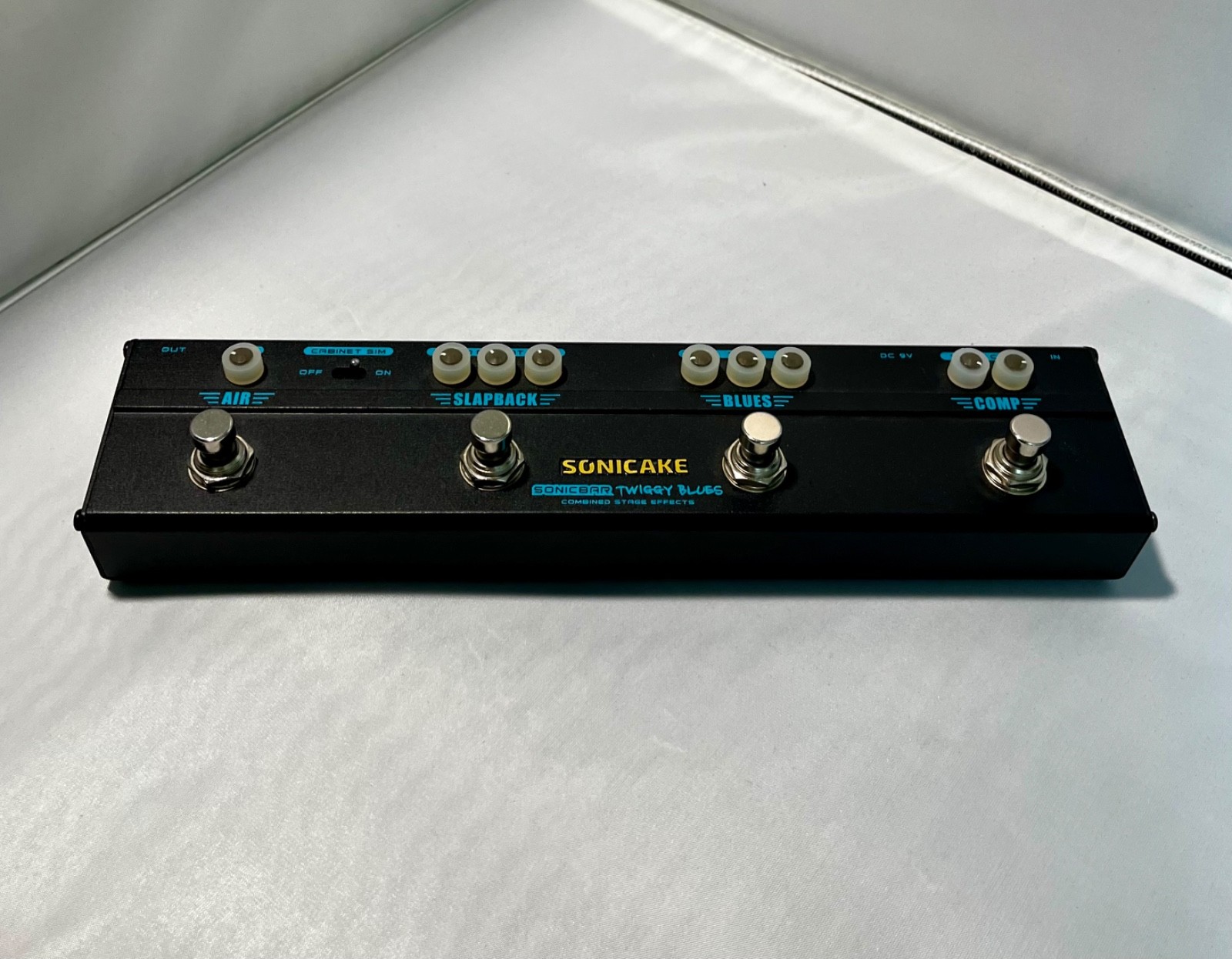 Sonicake Twiggy Blues Multi-FX Guitar Pedal - Comp. Overdrive, Echo, Reverb