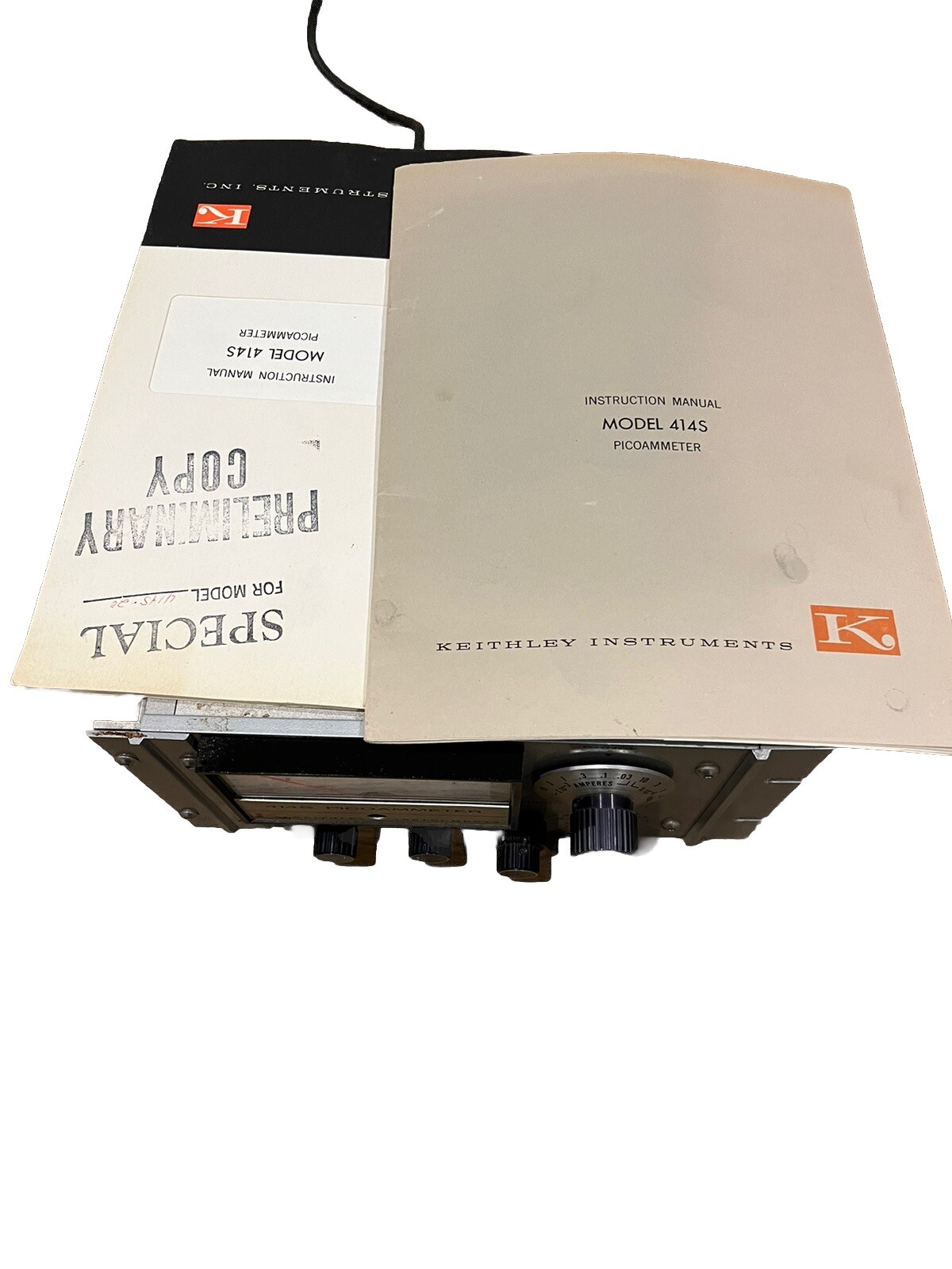 KEITHLEY 414S PICOAMMETER WITH MANUEL