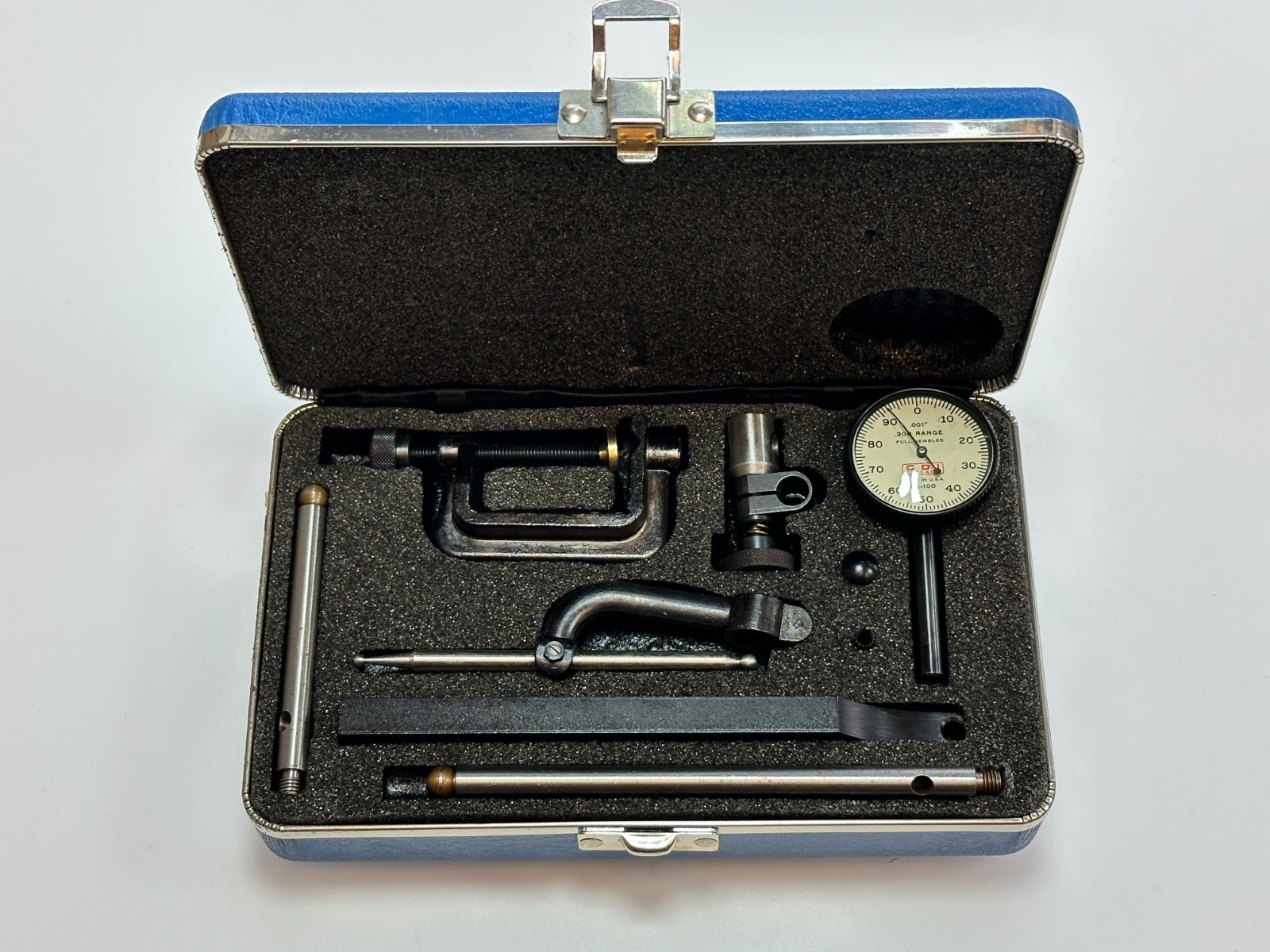 NEW CDI Tools USA Chicago B-100 Dial Indicator Set .001" Grad, .200" Range