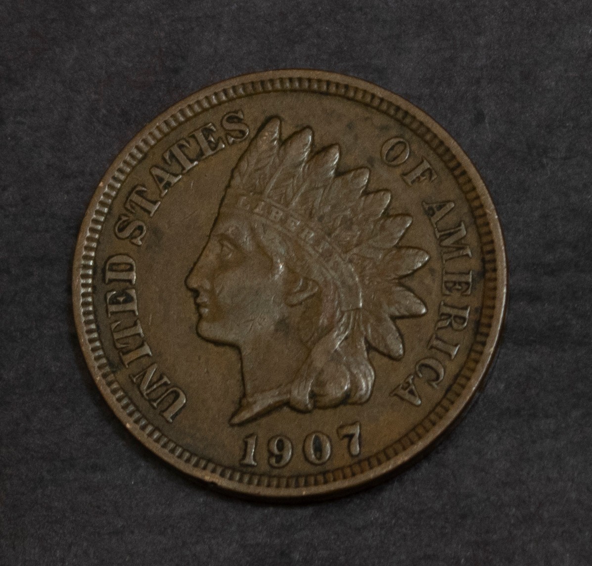 1907 Indian Cent   Lot Y3518