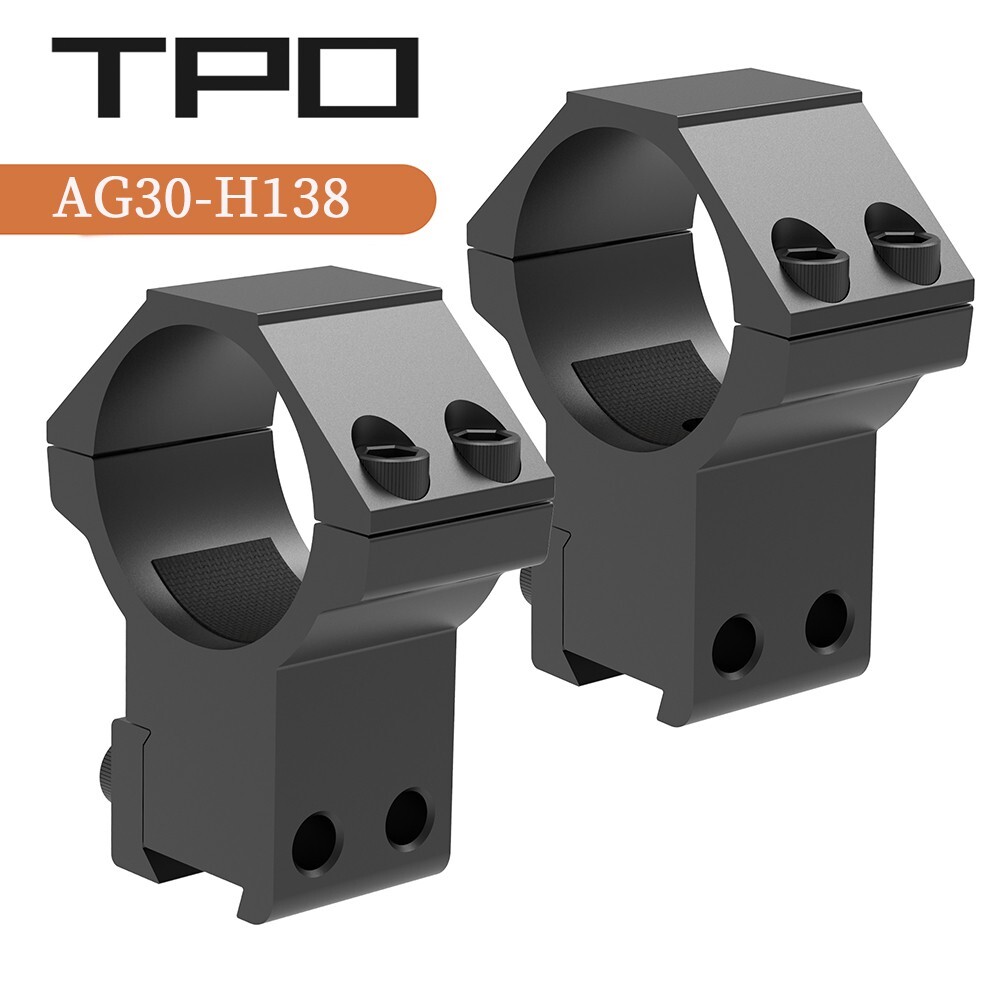 30mm Scope Rings 3/8' Dovetail High Profile .22 caliber Riflescope rings 1 pair