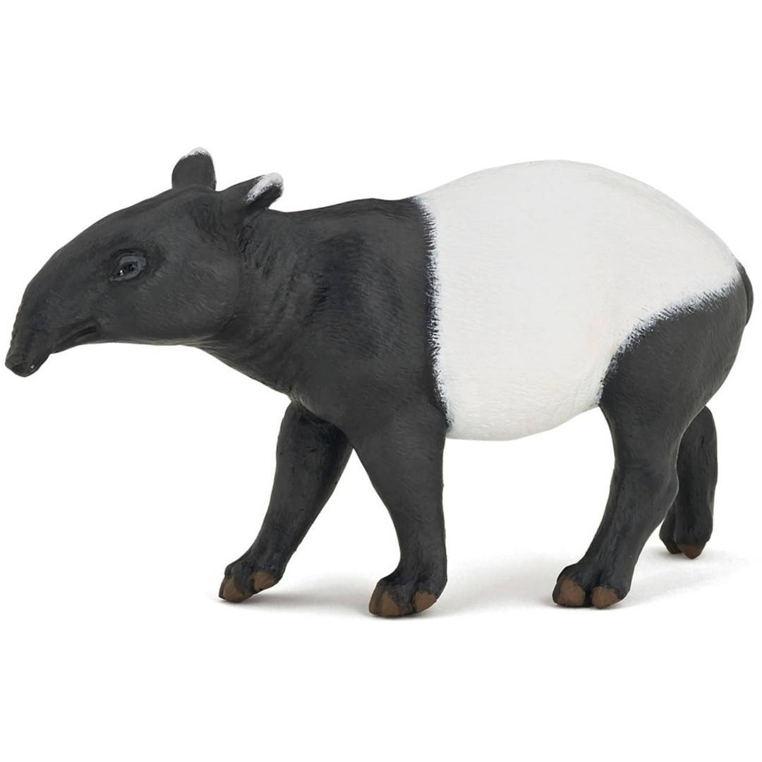Tapir Toy Figurine - Hand Painted & Collectible Wild Animal Figure - Papo 50112
