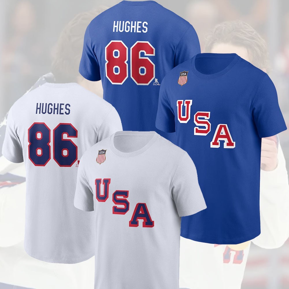 Jack Hughes #86 USA Hockey Team 2026 Winter Olympics Gold Unisex Gifts For Fans