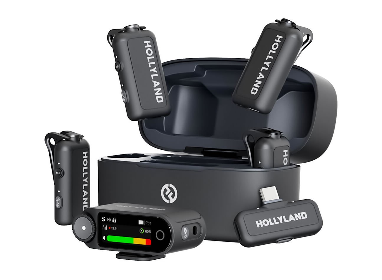 Hollyland LARK MAX 2/4-Person Wireless Microphone System