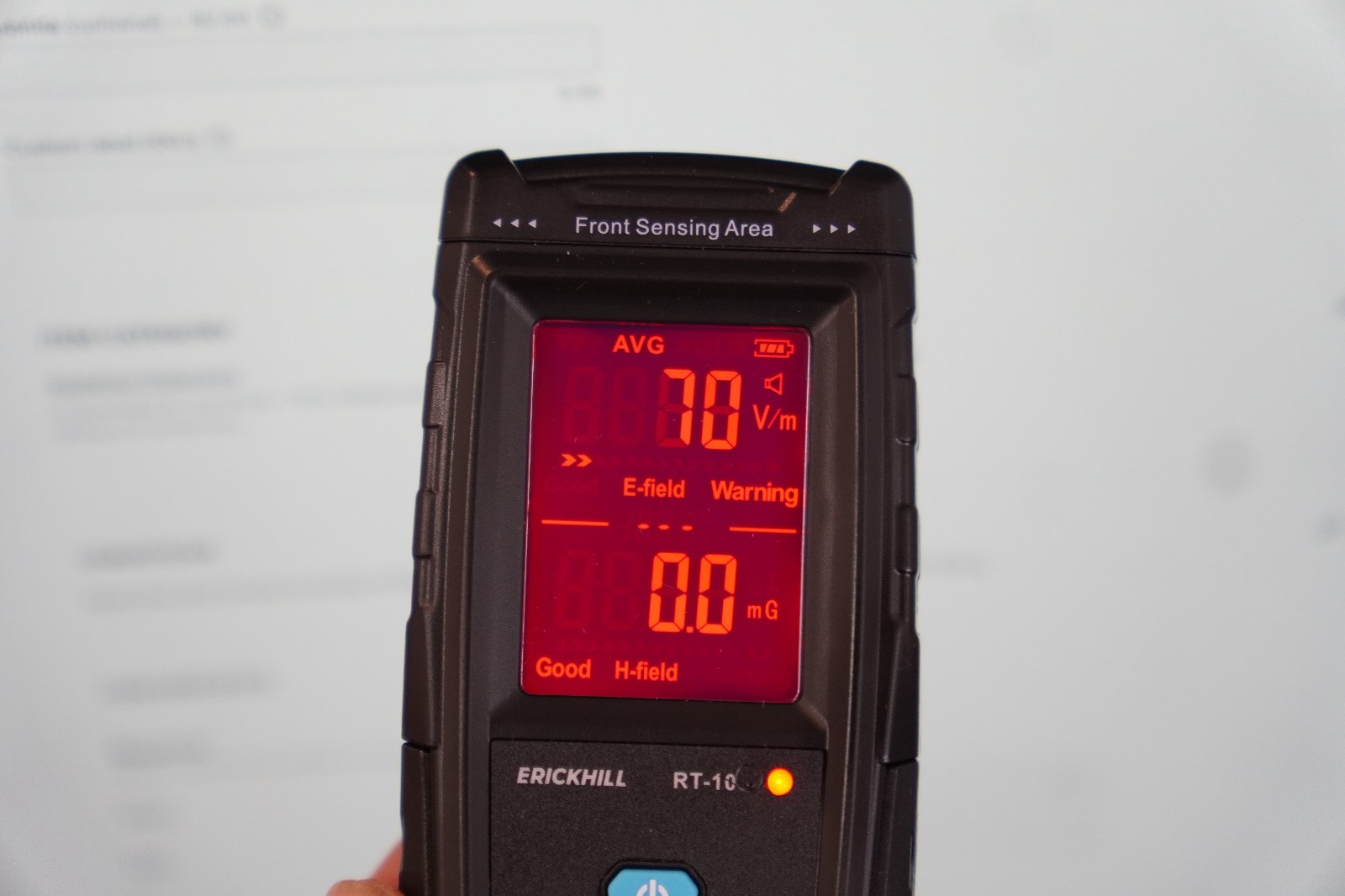 ERICKHILL RT-100 Professional EMF Tester