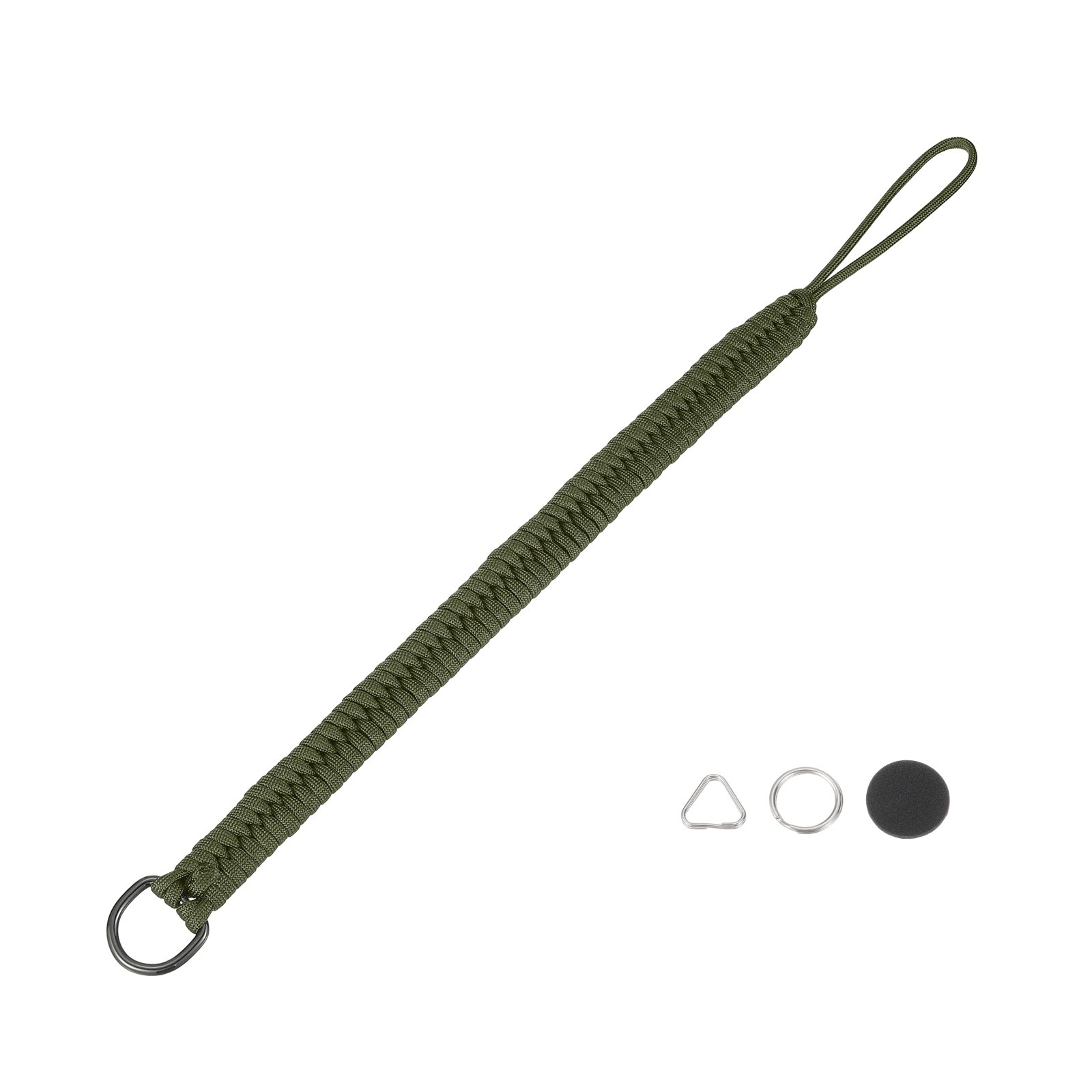 Adjustable Wrist Strap Paracord Camera Hand Wrist Straps Lanyard, Green