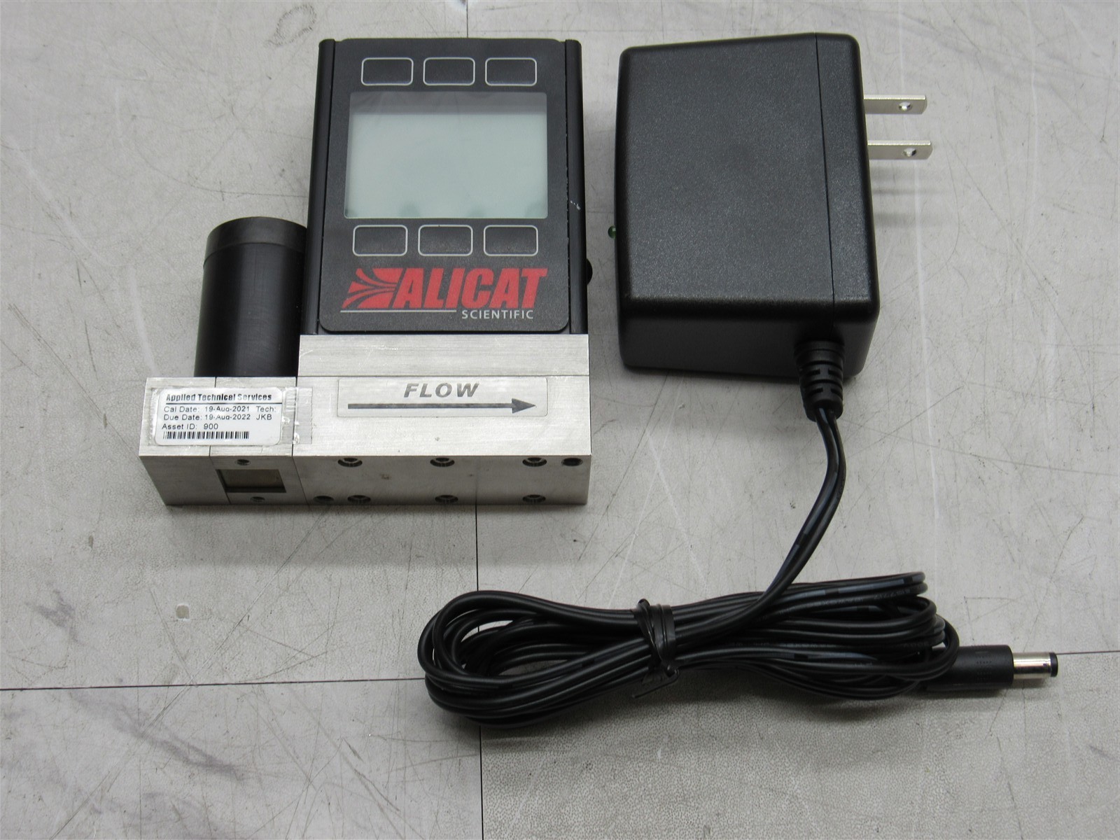 Alicat Scientific Mass Flow Controller MC-1SLPM-D/5M RIN 5in Gas Air w/ Adapter