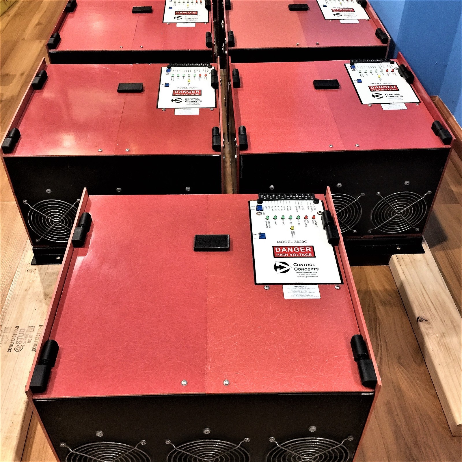 CONTROL CONCEPTS  3629C / 3629C-V-480V-380A-0.20MA-IL360-3PH SCR CONTROLLER 380A