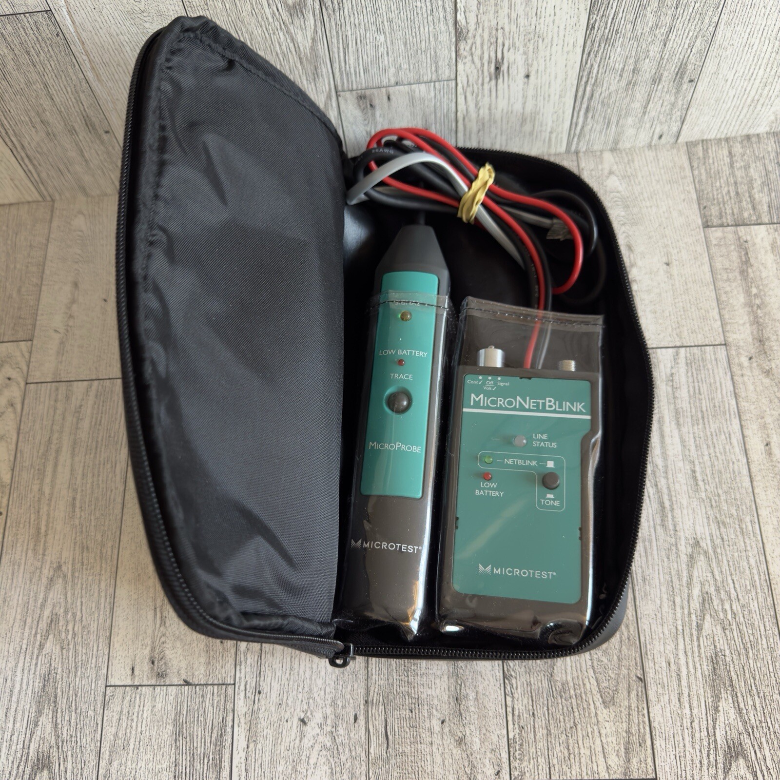MicroTools Network Testing Tools Micro Net Blink &  Micro Probe Kit Tested Works
