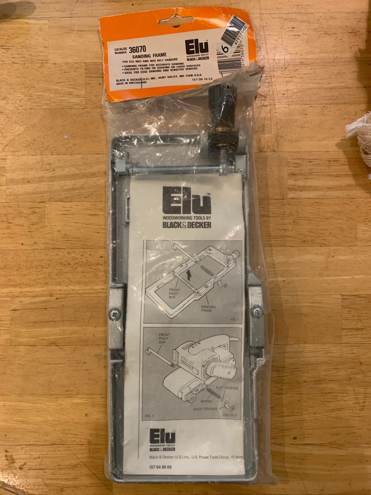 Black & Decker ELU 36070 Sanding Frame NOS For 4023 & 4024 Belt Sanders