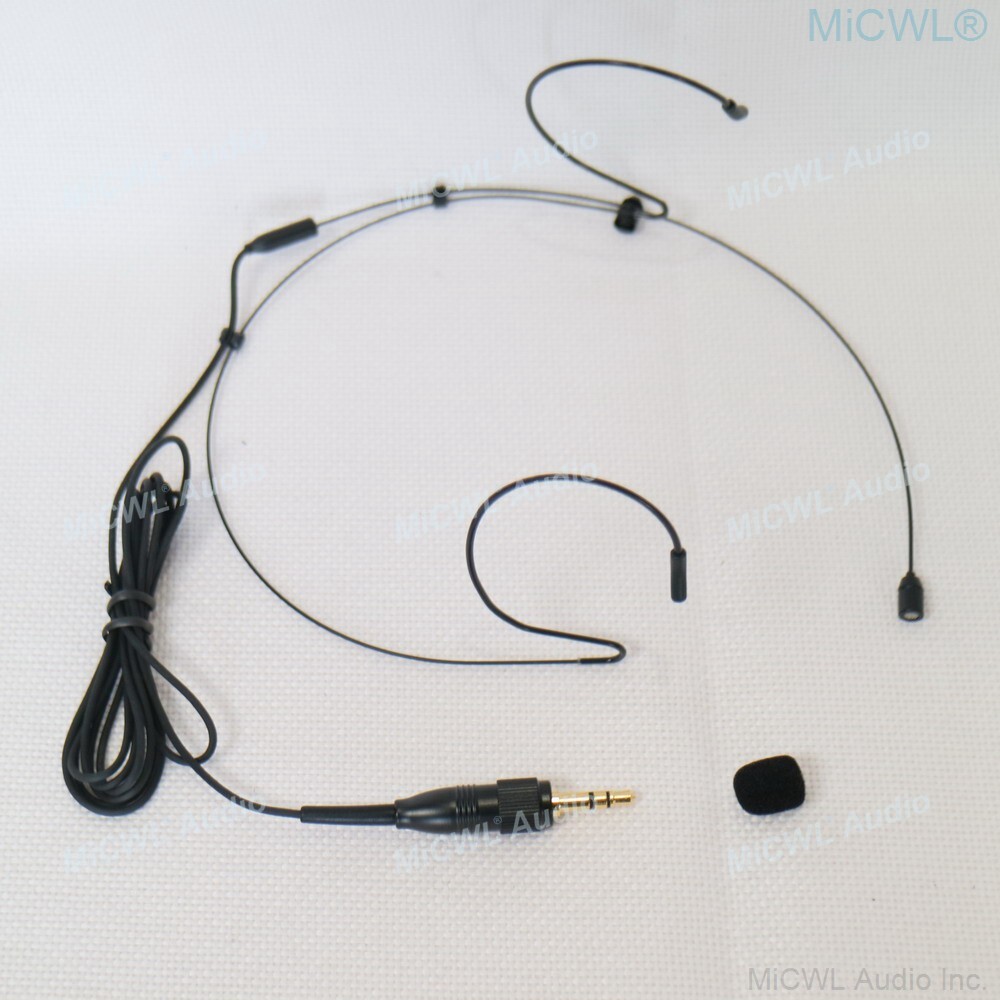 Headworn Head Headset Microphone for Sony UTX B03 URX UWP BeltPack Transmitter