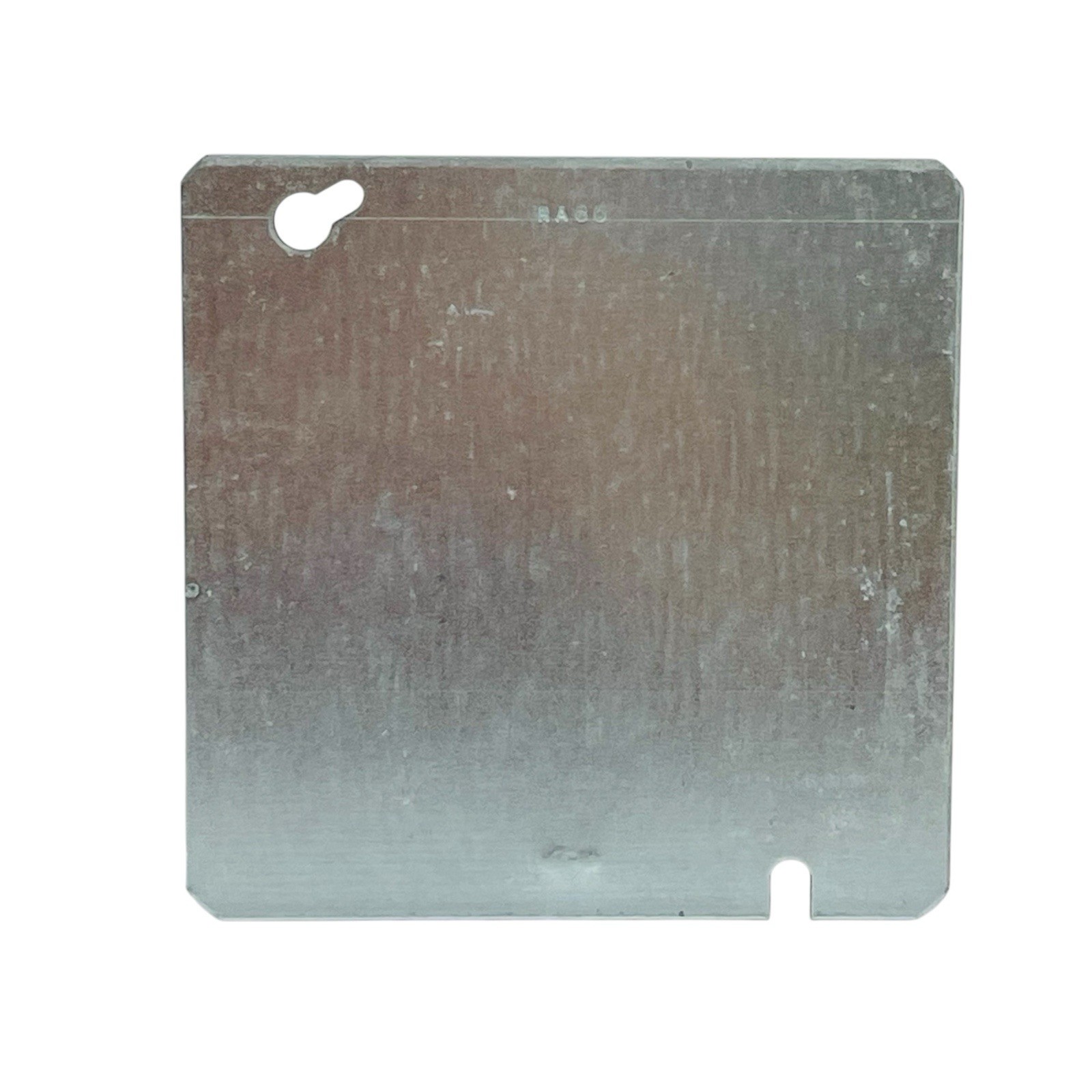 Qty 10 Raco 832 4-11/16” Blank Flat Square Box Covers Galvanized ~NEW~