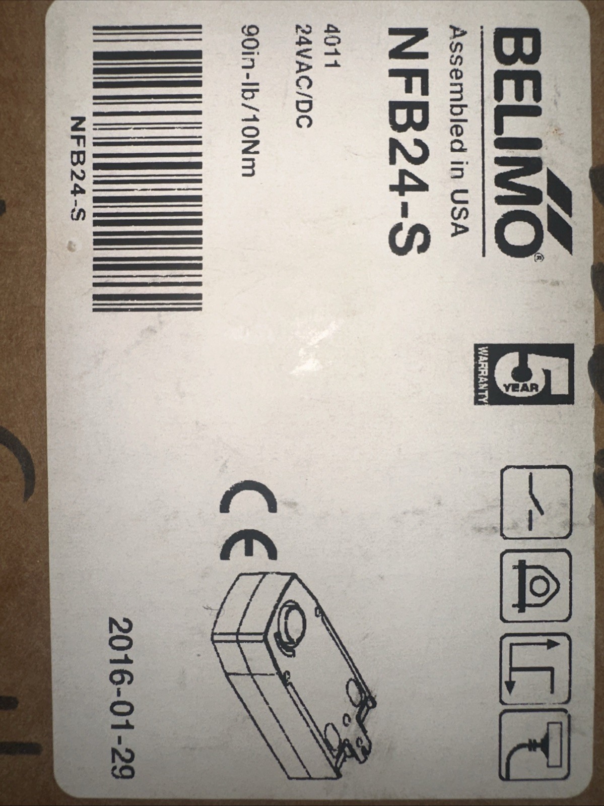 Belimo NFB24-S Lightly Used For A Few Days