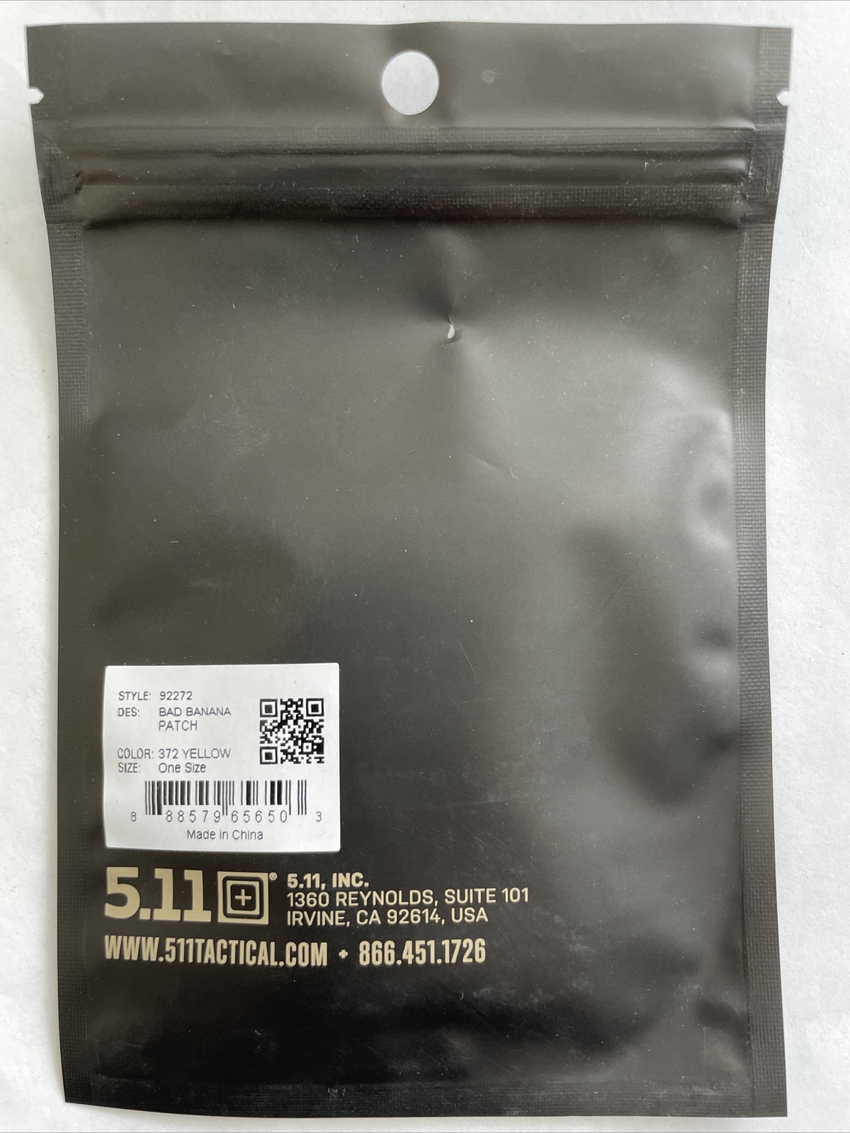 *BRAND NEW* 5.11 TACTICAL BAD BANANA 🍌 PATCH HOOK BACKING