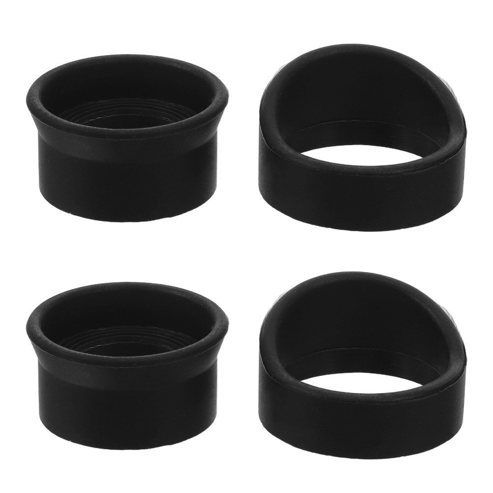 4 Pcs Telescope Eyepiece Covers Optics Protector Binocular Rubber Eyecups